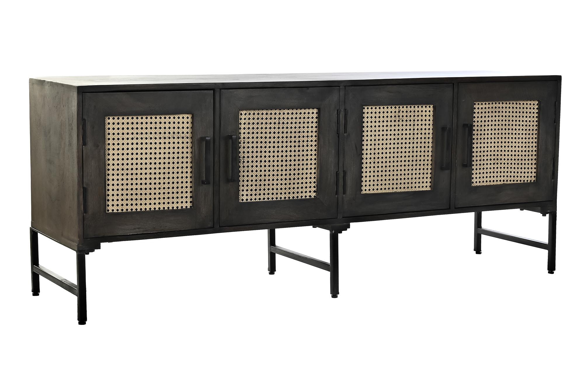 Buffet mango ratan 155x40x61,5 marron