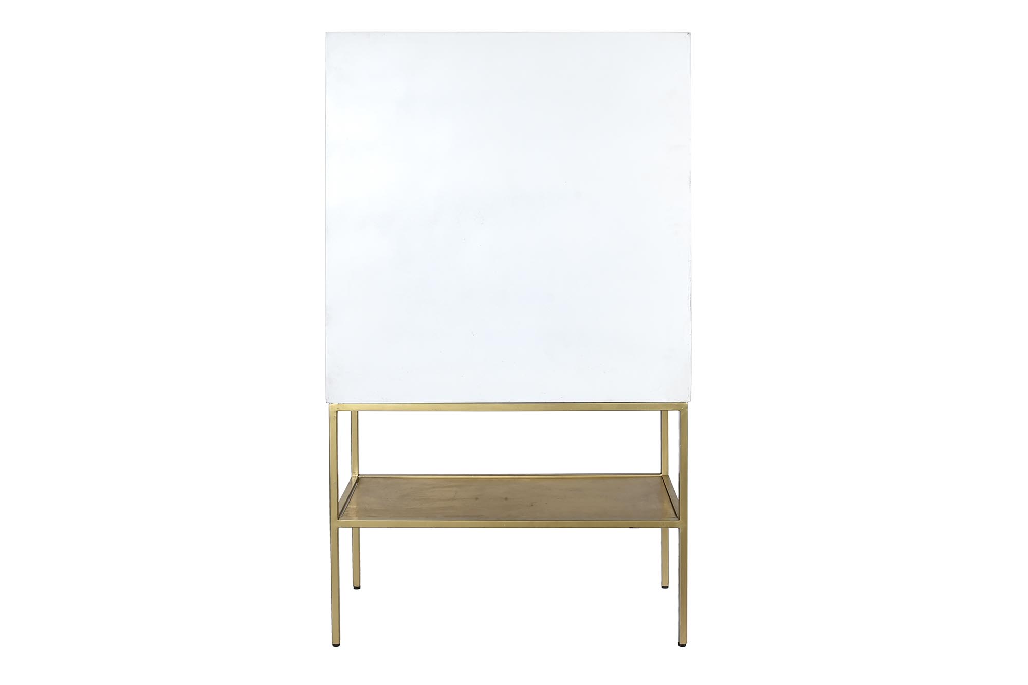 Aparador mango metal 91x44x152 blanco