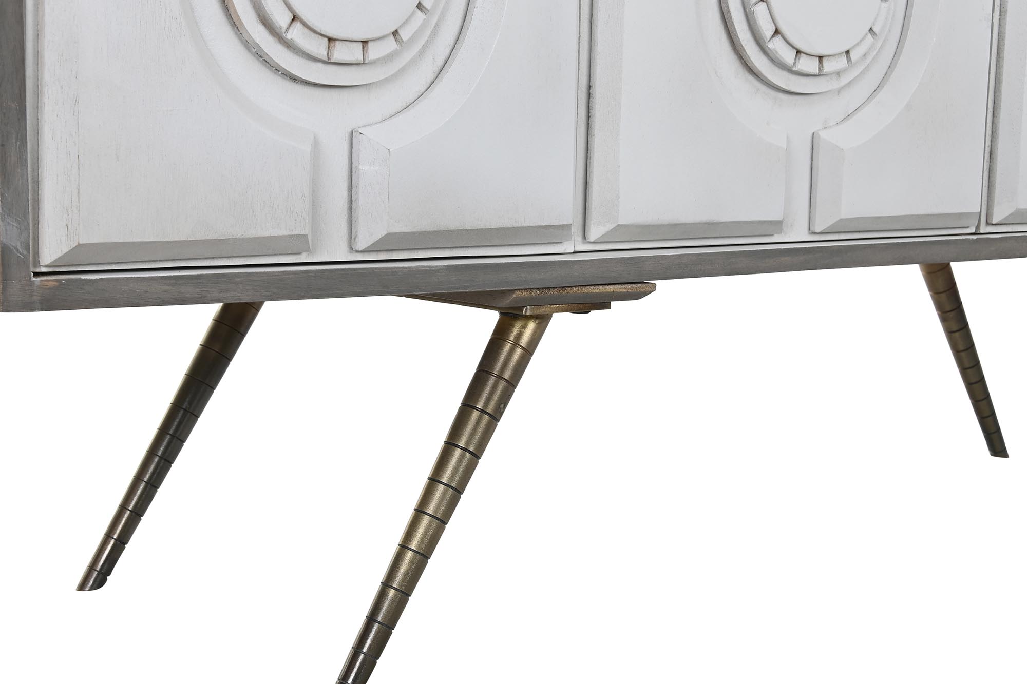 Buffet mango metal 152x43x84 blanco