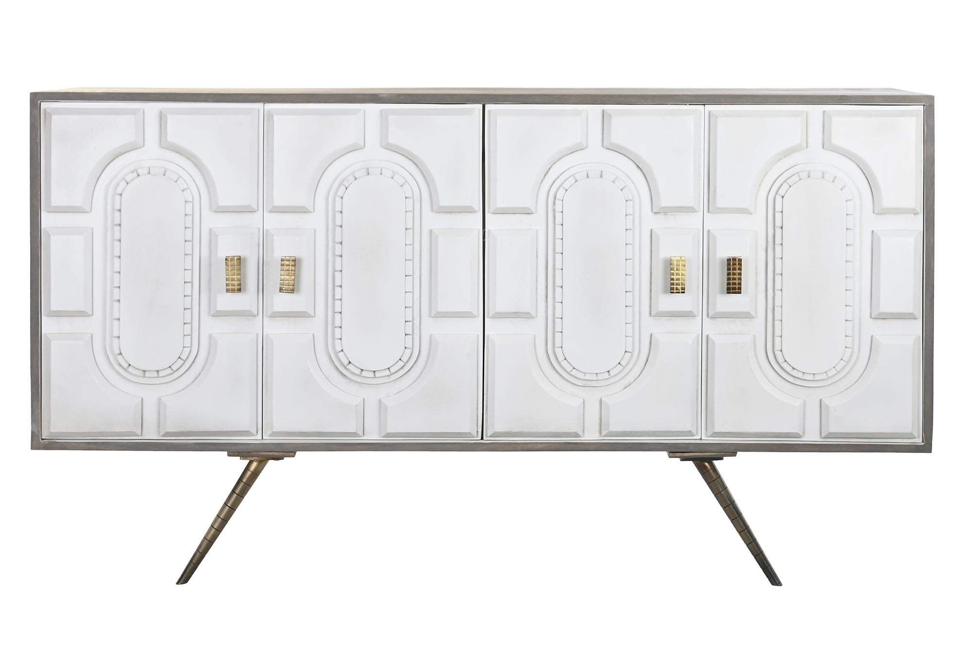 Buffet mango metal 152x43x84 blanco