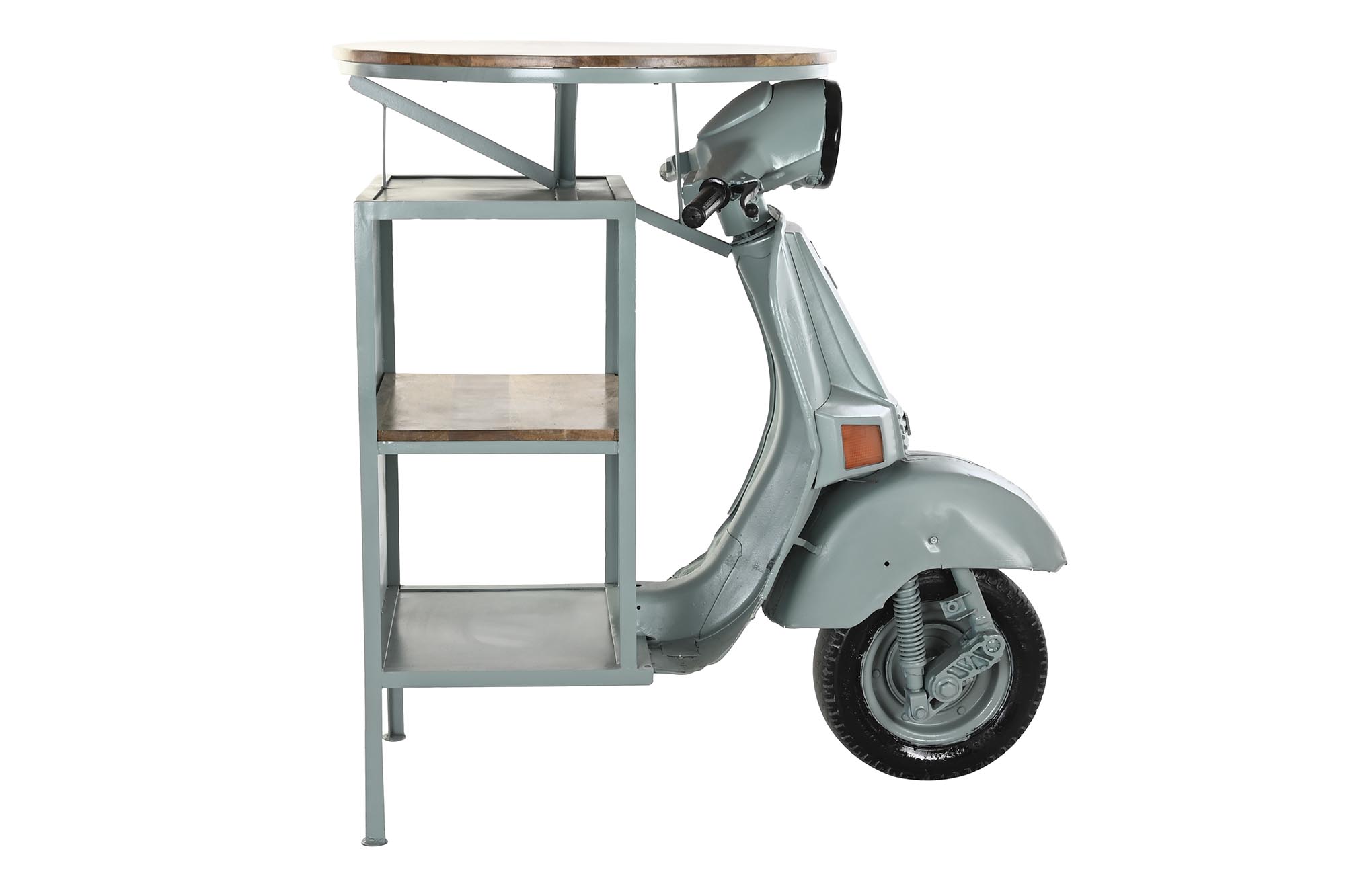 Mesa hierro mango 116x72x110 moto desgastado