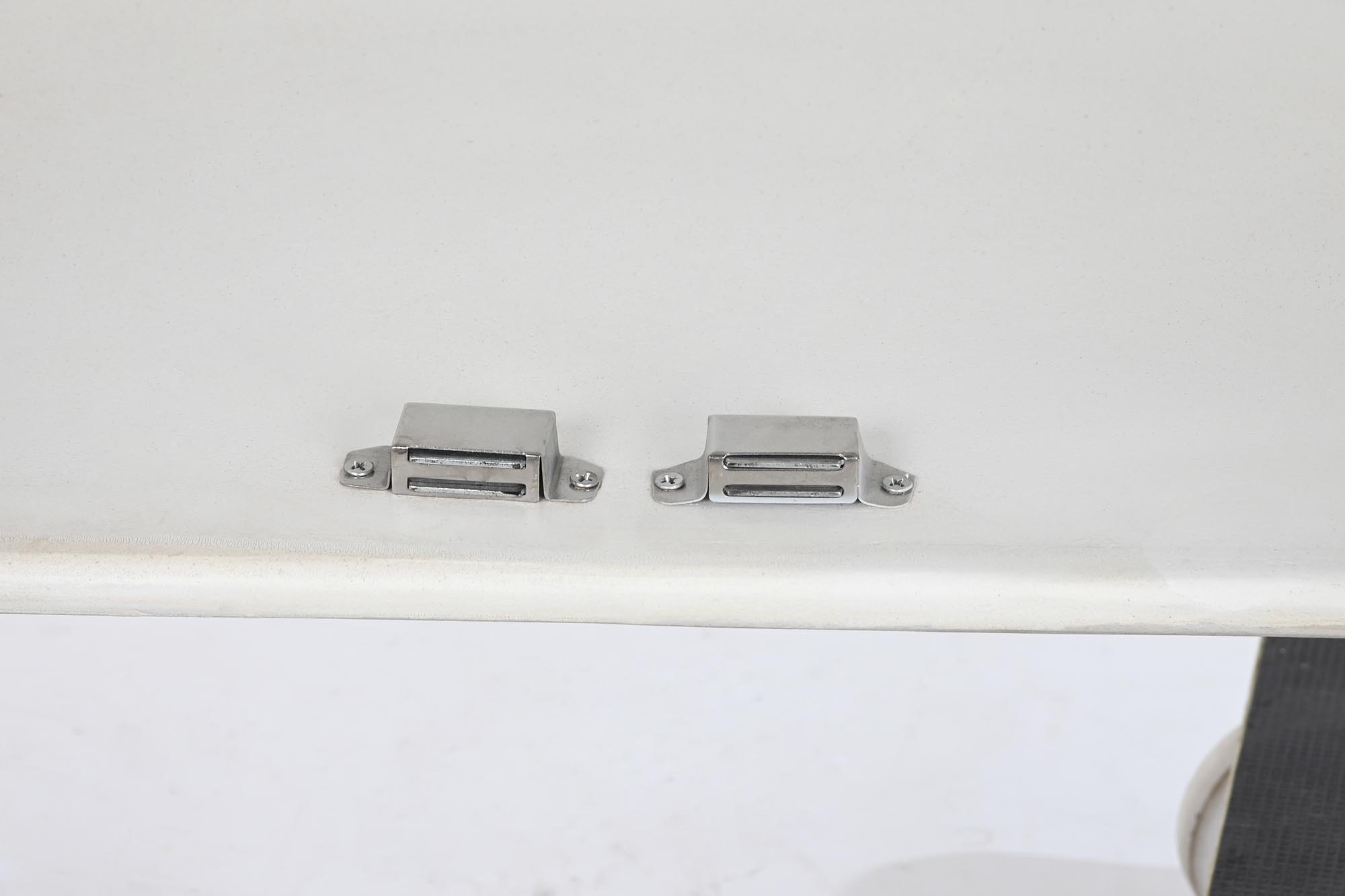 Aparador mango metal 92x40x113 blanco