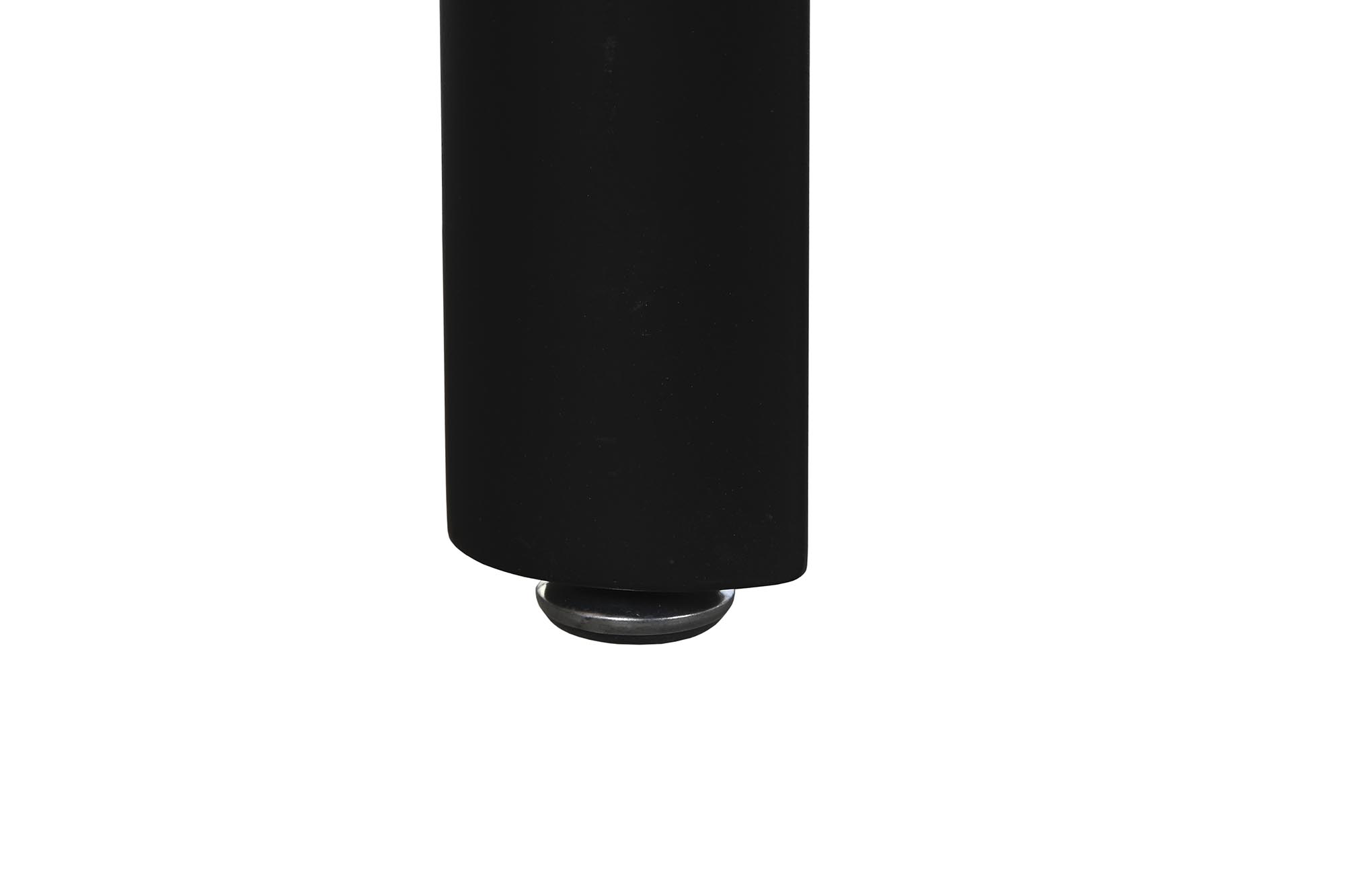 Mesa comedor abeto metal 160x80x79 marron oscuro