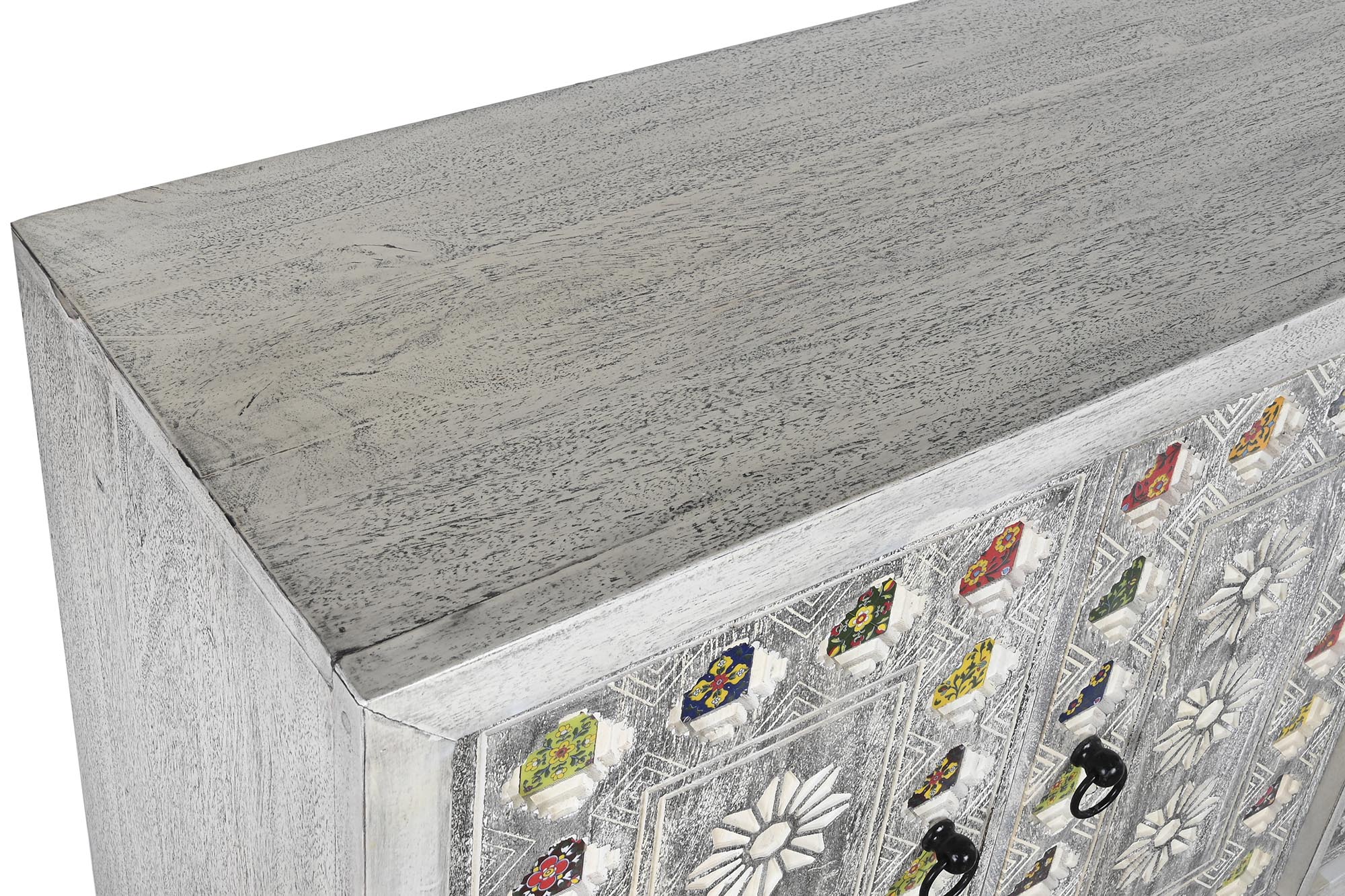 Buffet mango ceramica 150x38x80 gris
