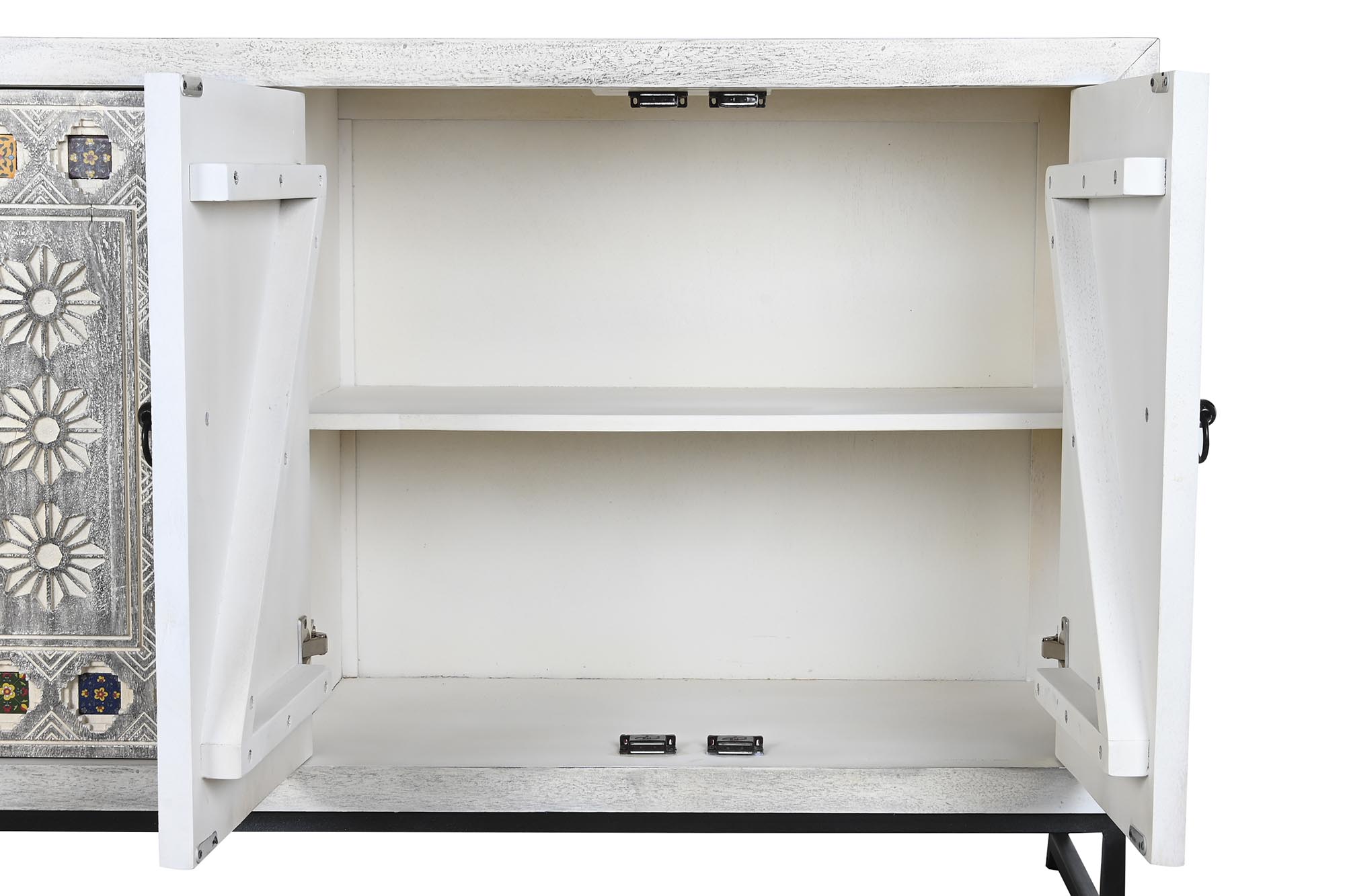 Buffet mango ceramica 150x38x80 gris
