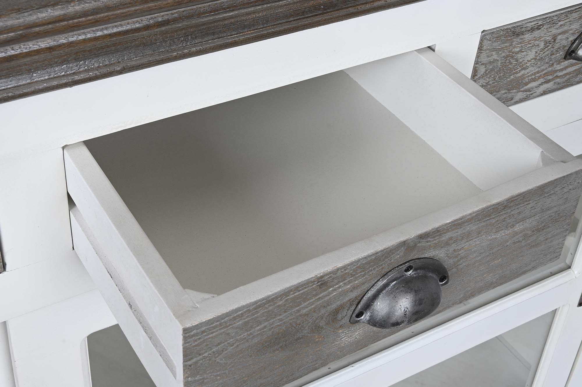 Buffet mango cristal 165x45,7x105,4 gris