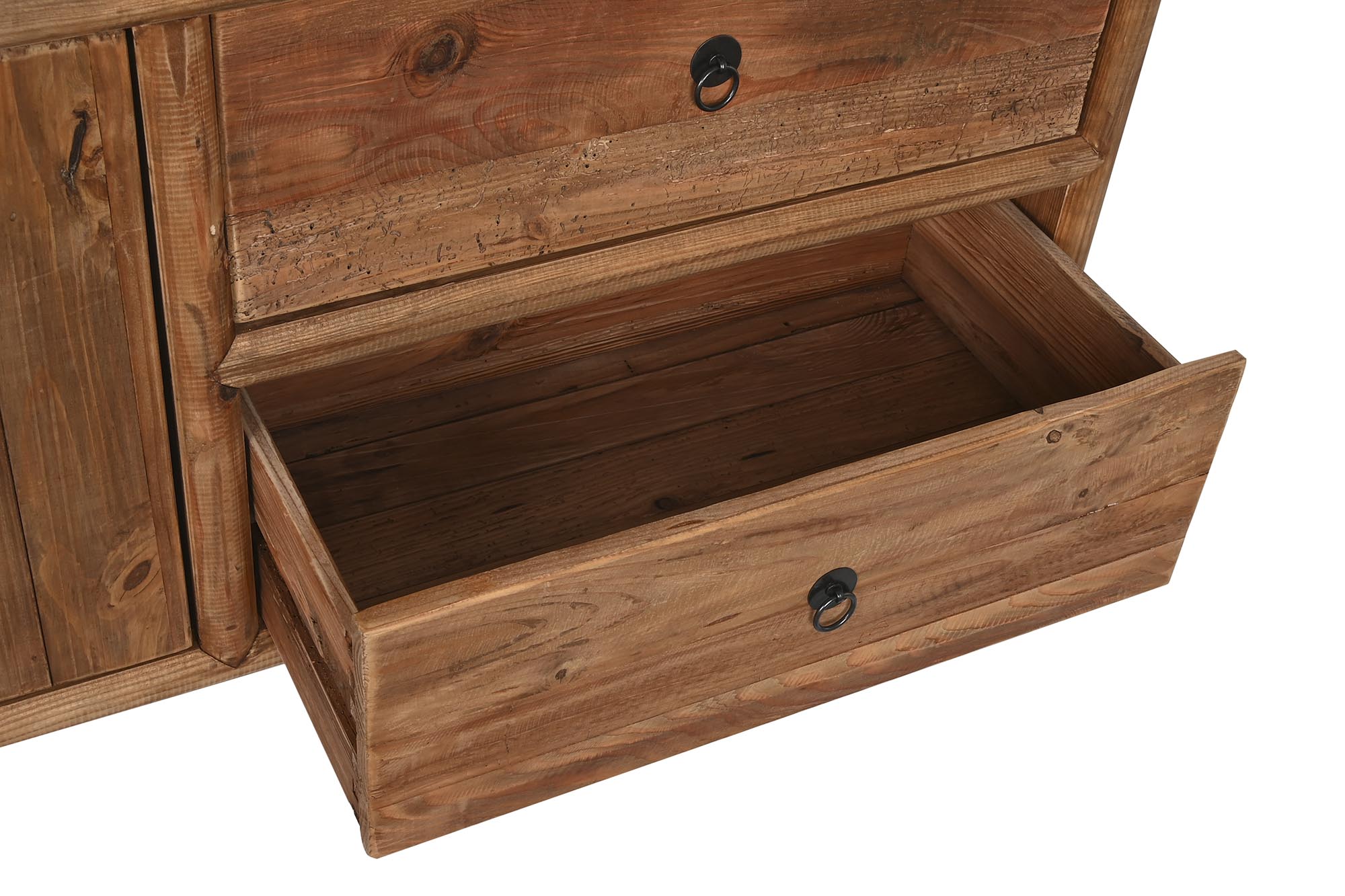 Mueble tv madera reciclada 156x44x65 japones