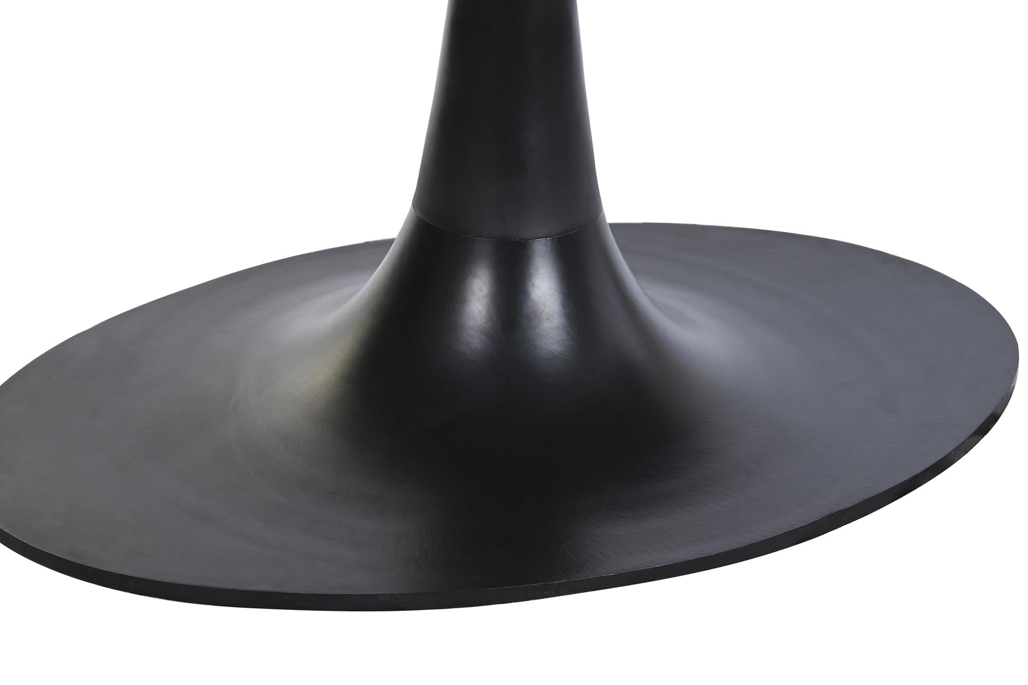 Mesa comedor metal marmol 180x100x76 negro
