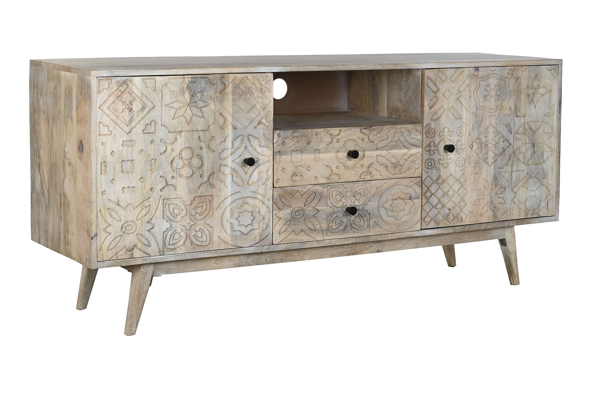Mueble tv mango 155x40x70 natural