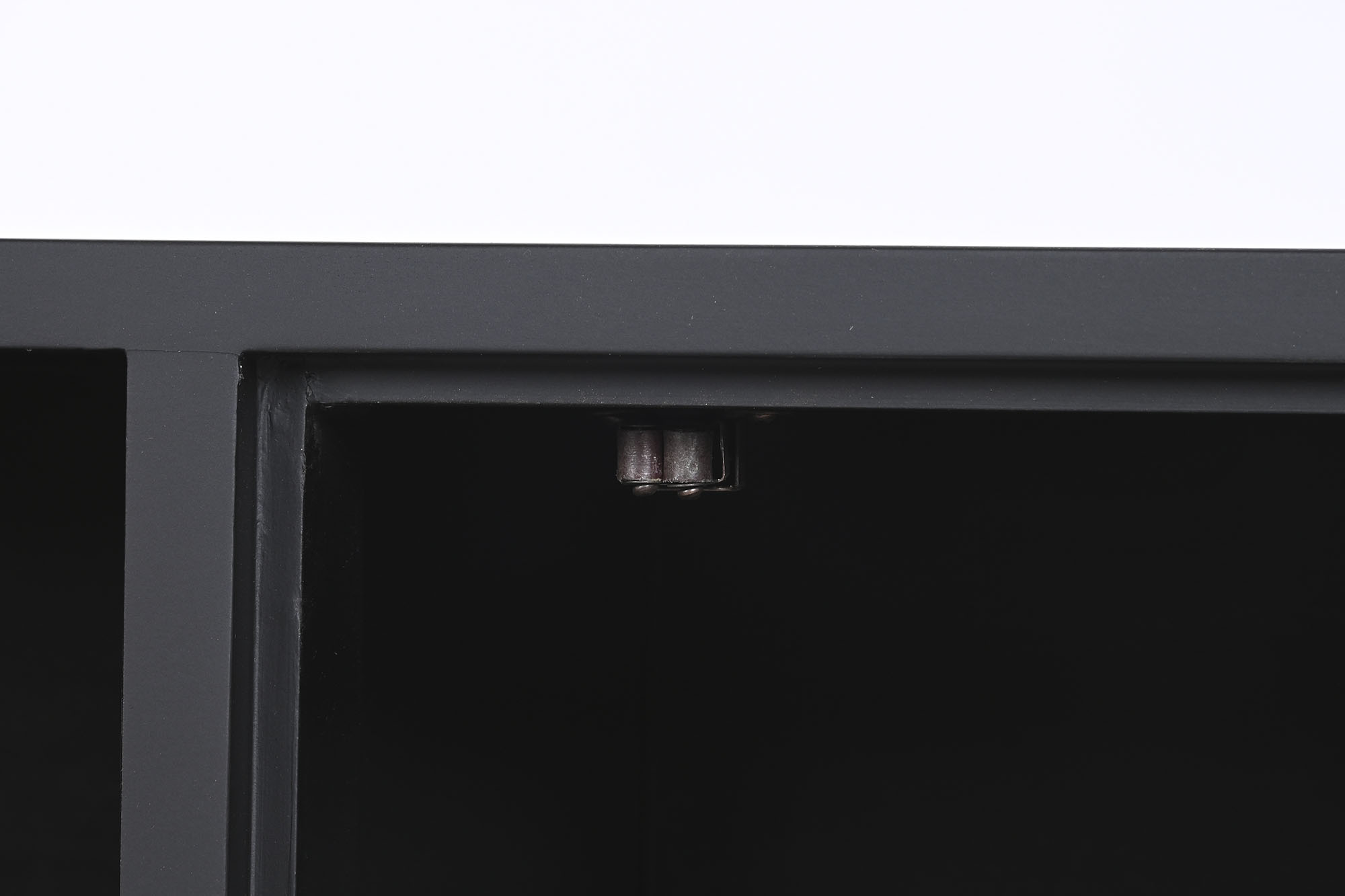 Mueble tv hueso resina 170x40x50 taracea negro