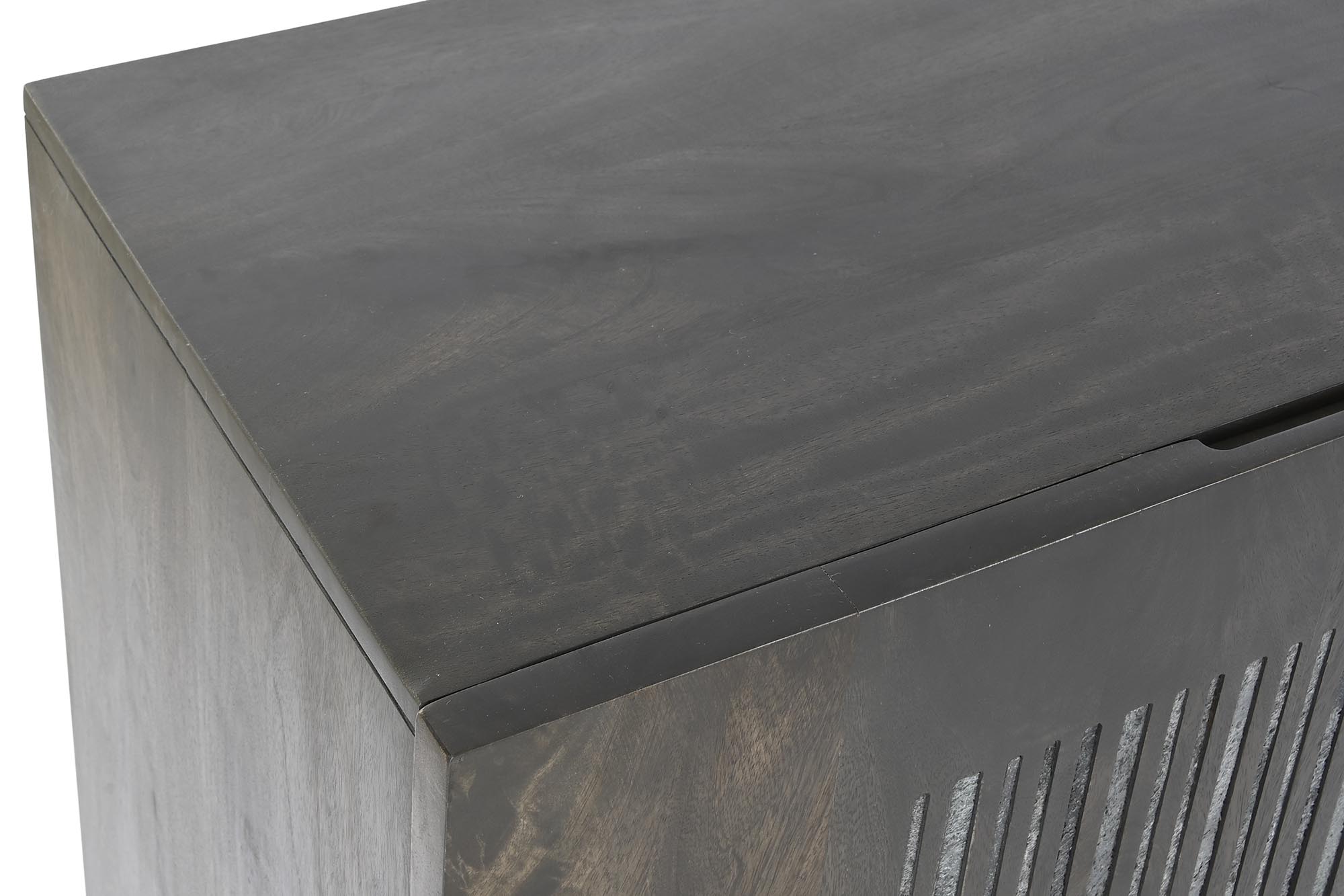 Buffet mango metal 177x45x77 marron