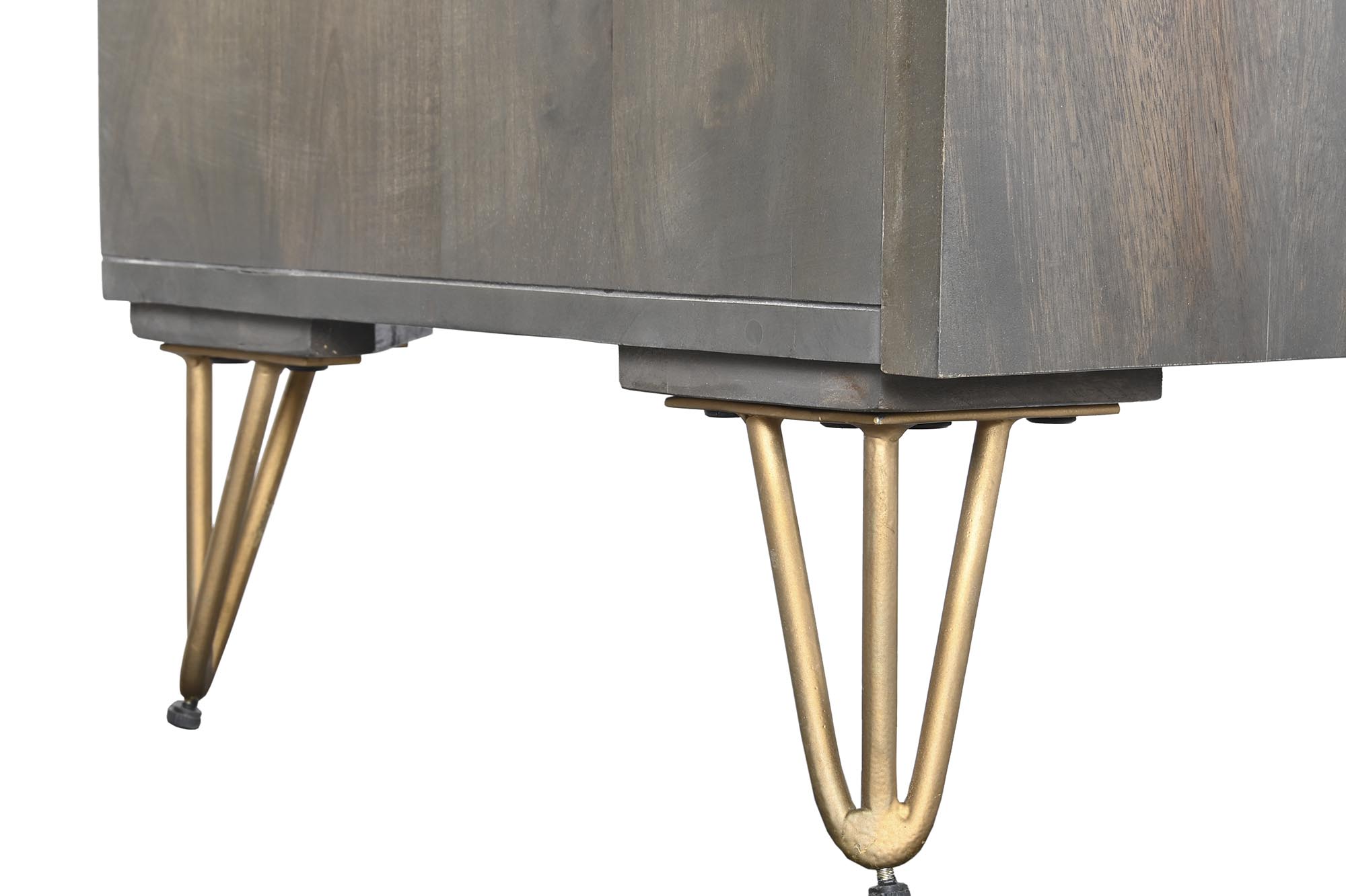 Buffet mango metal 177x45x77 marron