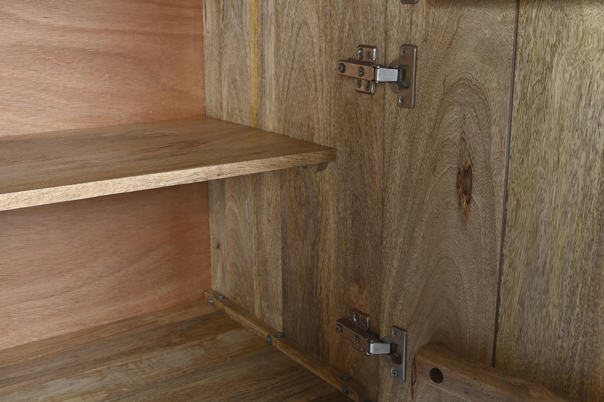 Buffet mango metal 177x45x77 marron