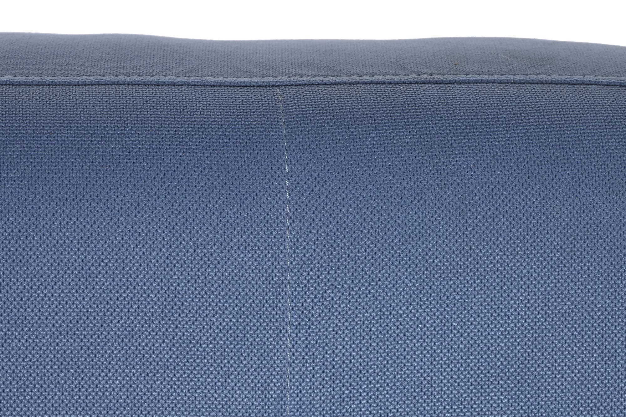 Sofa cama eucalipto metal 203x87x81 azul