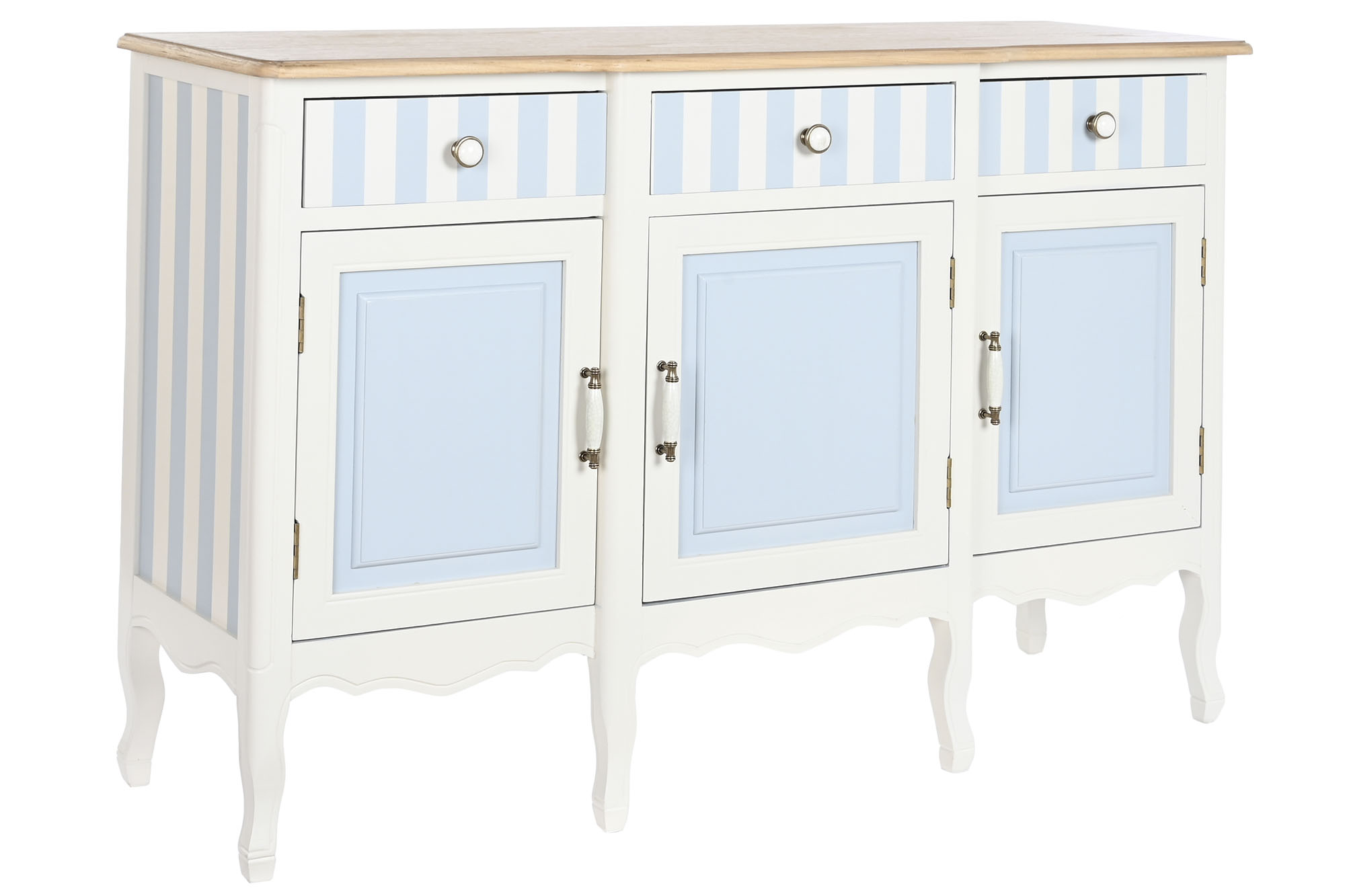 Buffet paulownia 140x45x90 blanco
