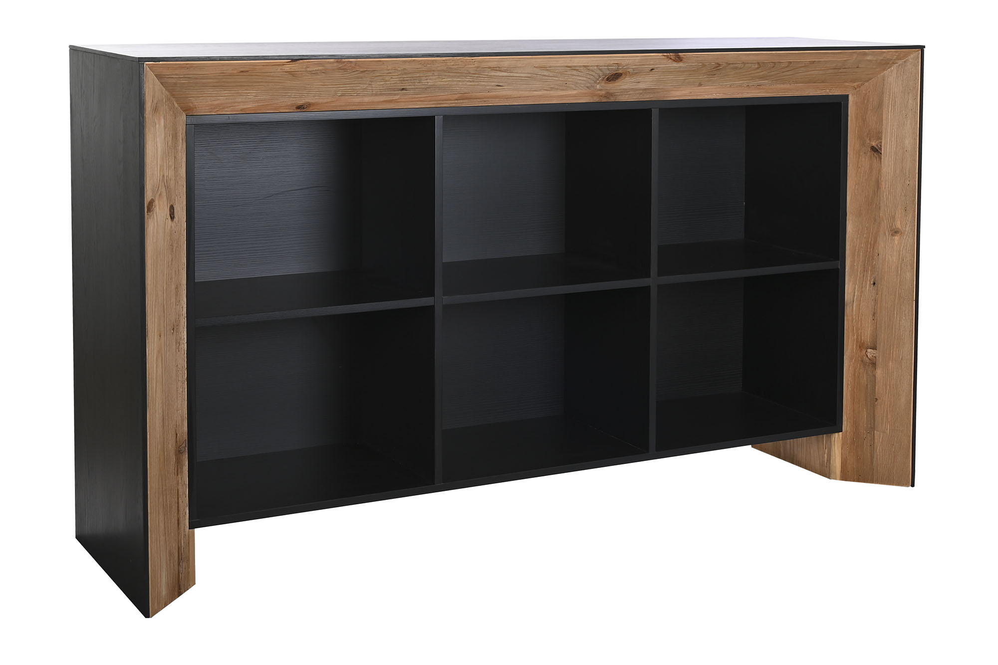 Buffet madera reciclada pino 182x50x107 marron