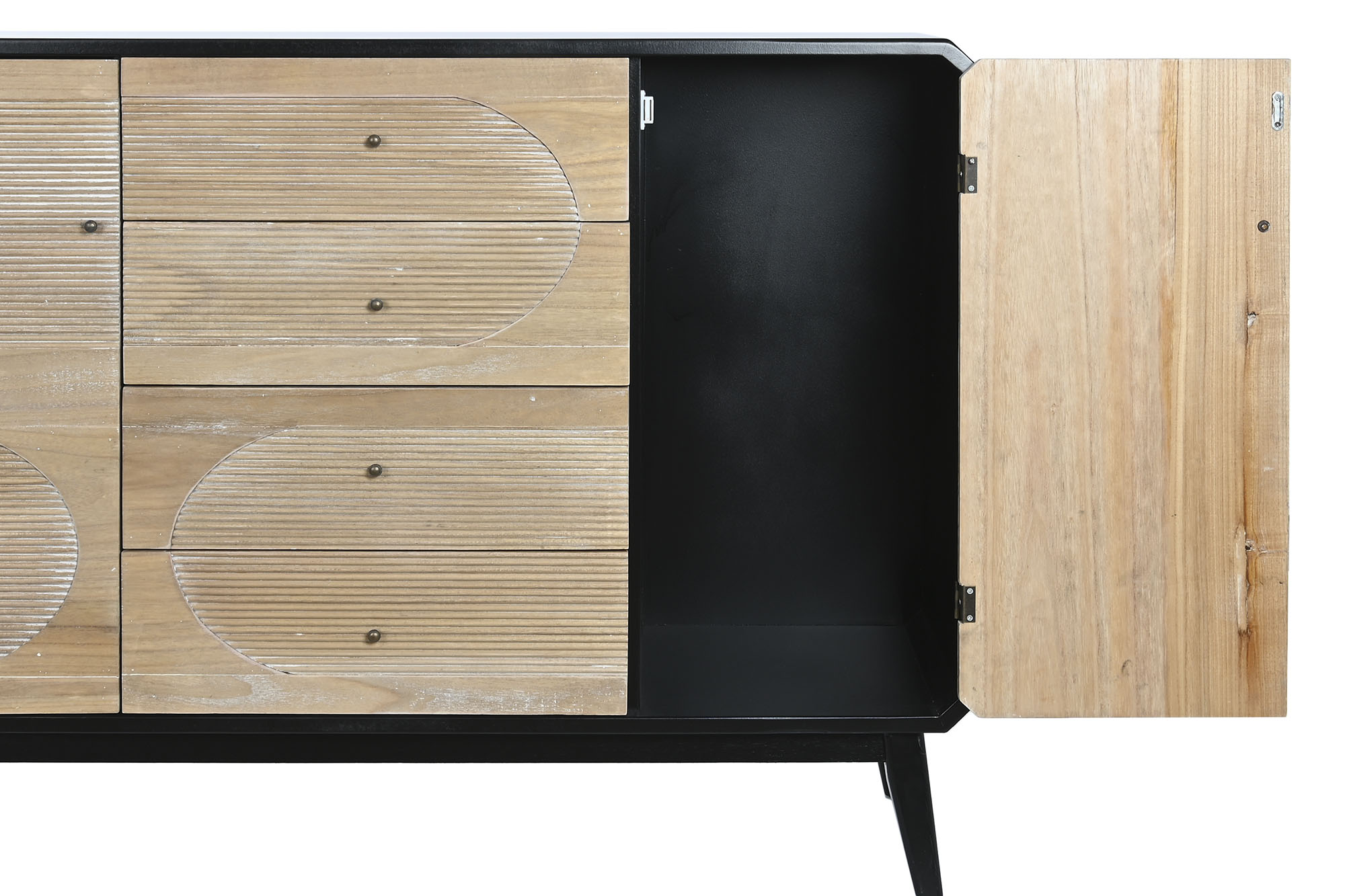 Buffet madera 120x40x90,5 negro