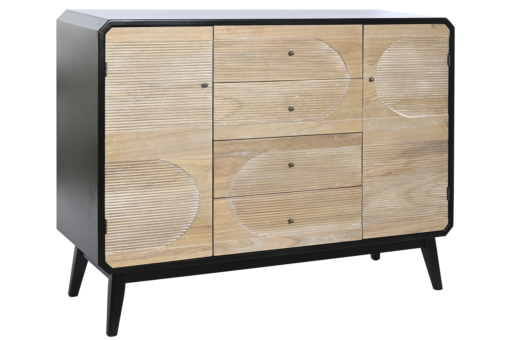 Buffet madera 120x40x90,5 negro