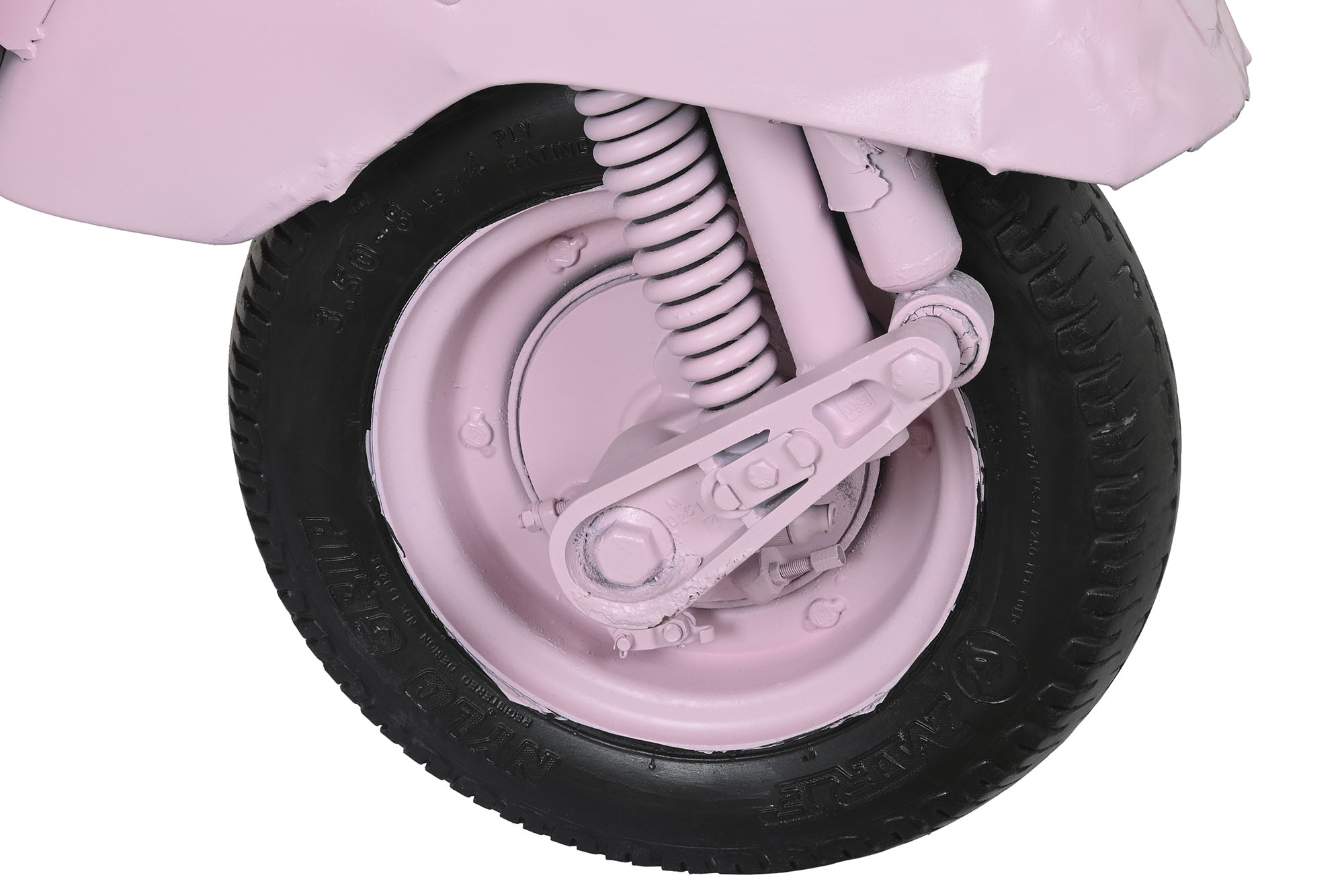 Botellero hierro mango 195x70x106 moto rosa palo