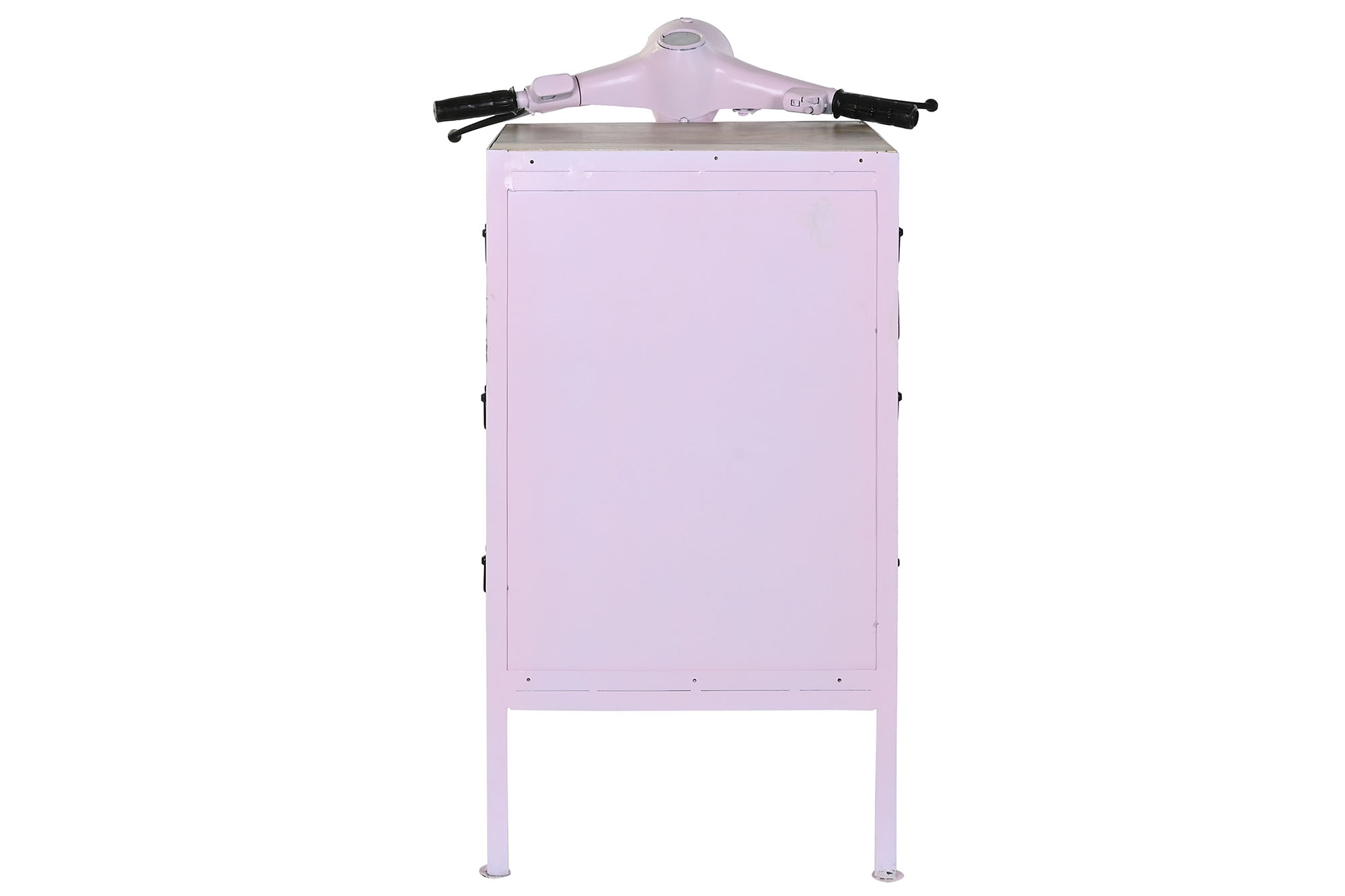 Cajonera metal mango 100x68x105 moto rosa palo