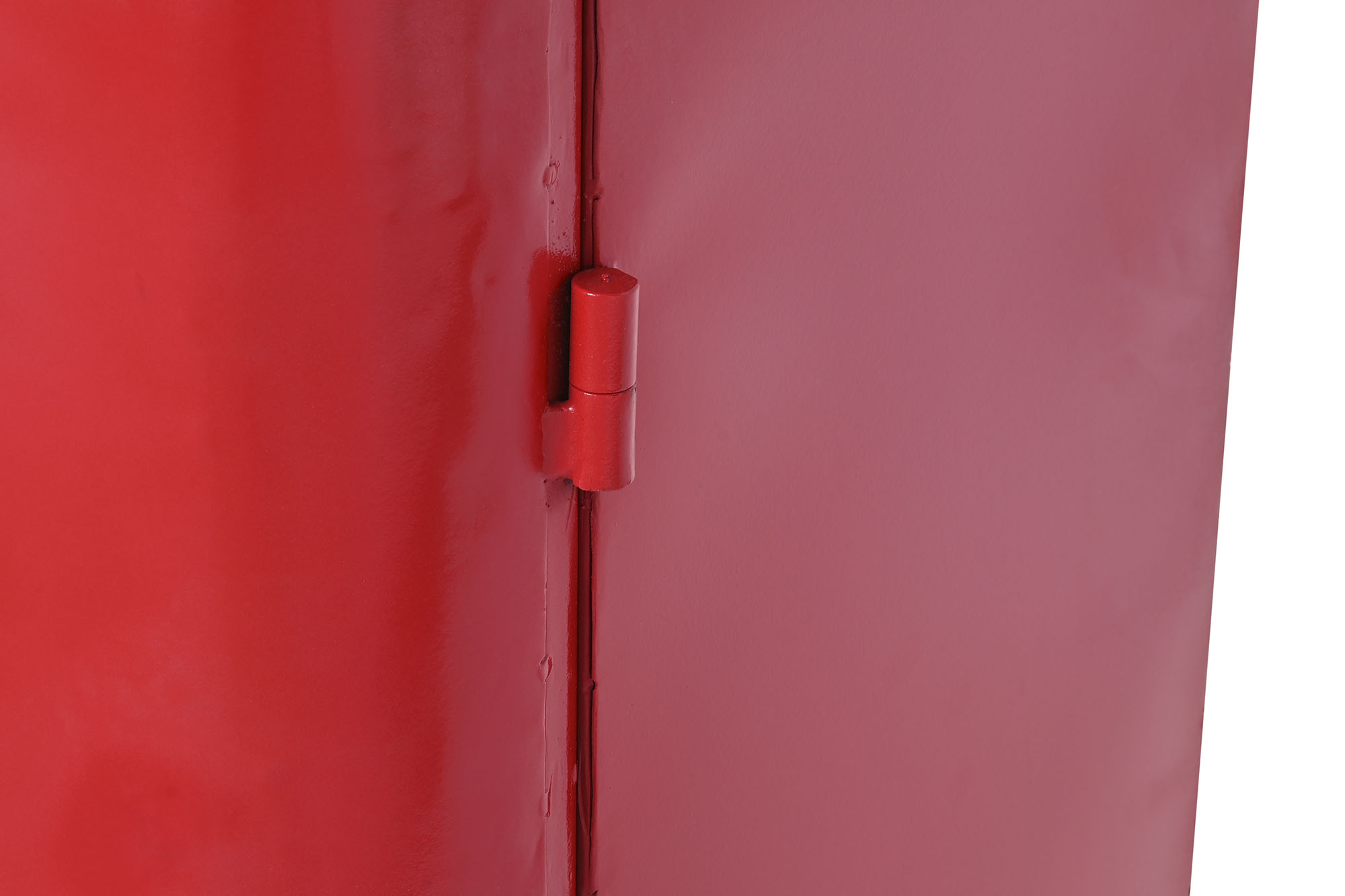 Botellero hierro 70x44x151 cola desgastado rojo