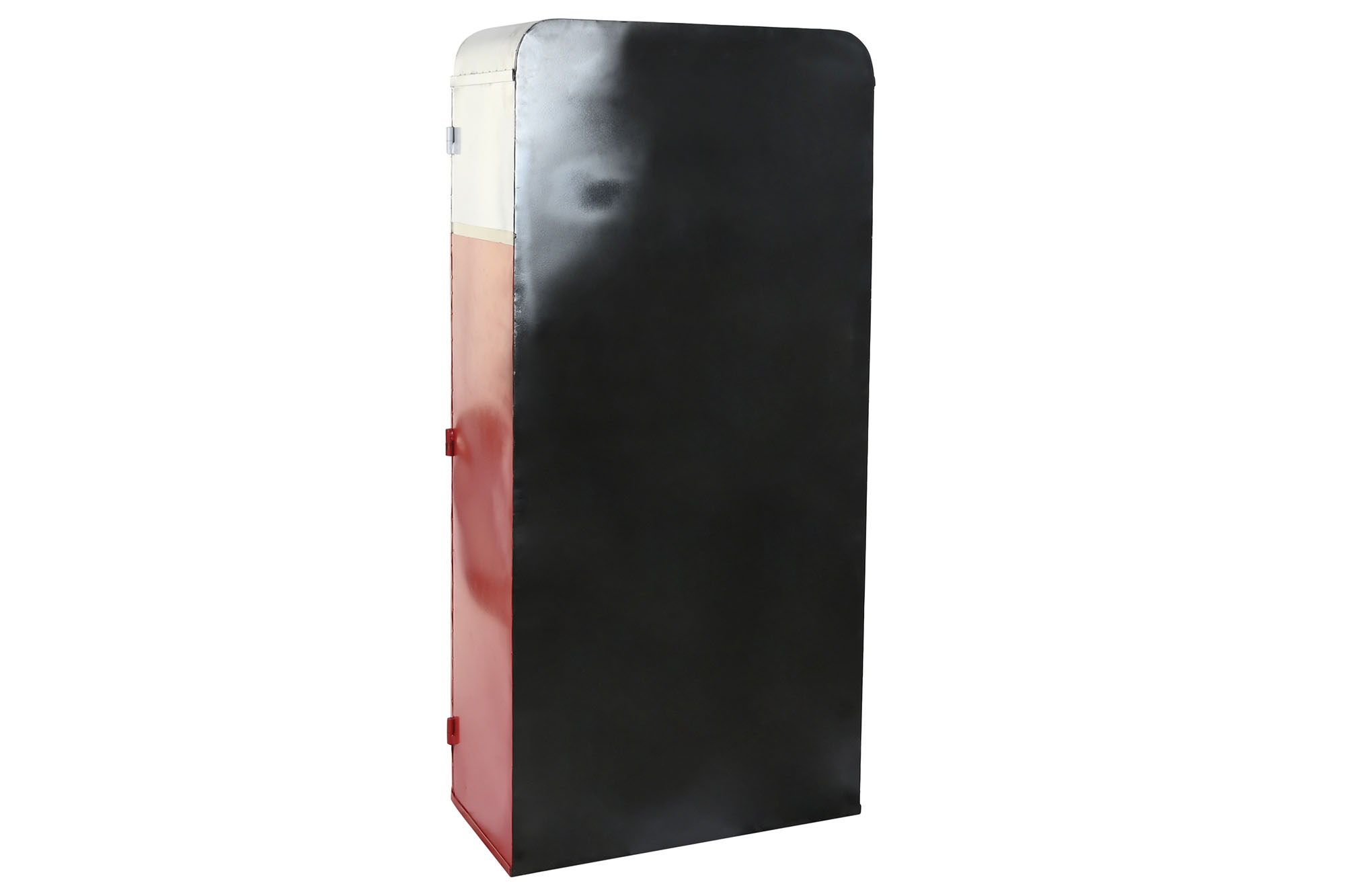 Botellero hierro 70x44x151 cola desgastado rojo