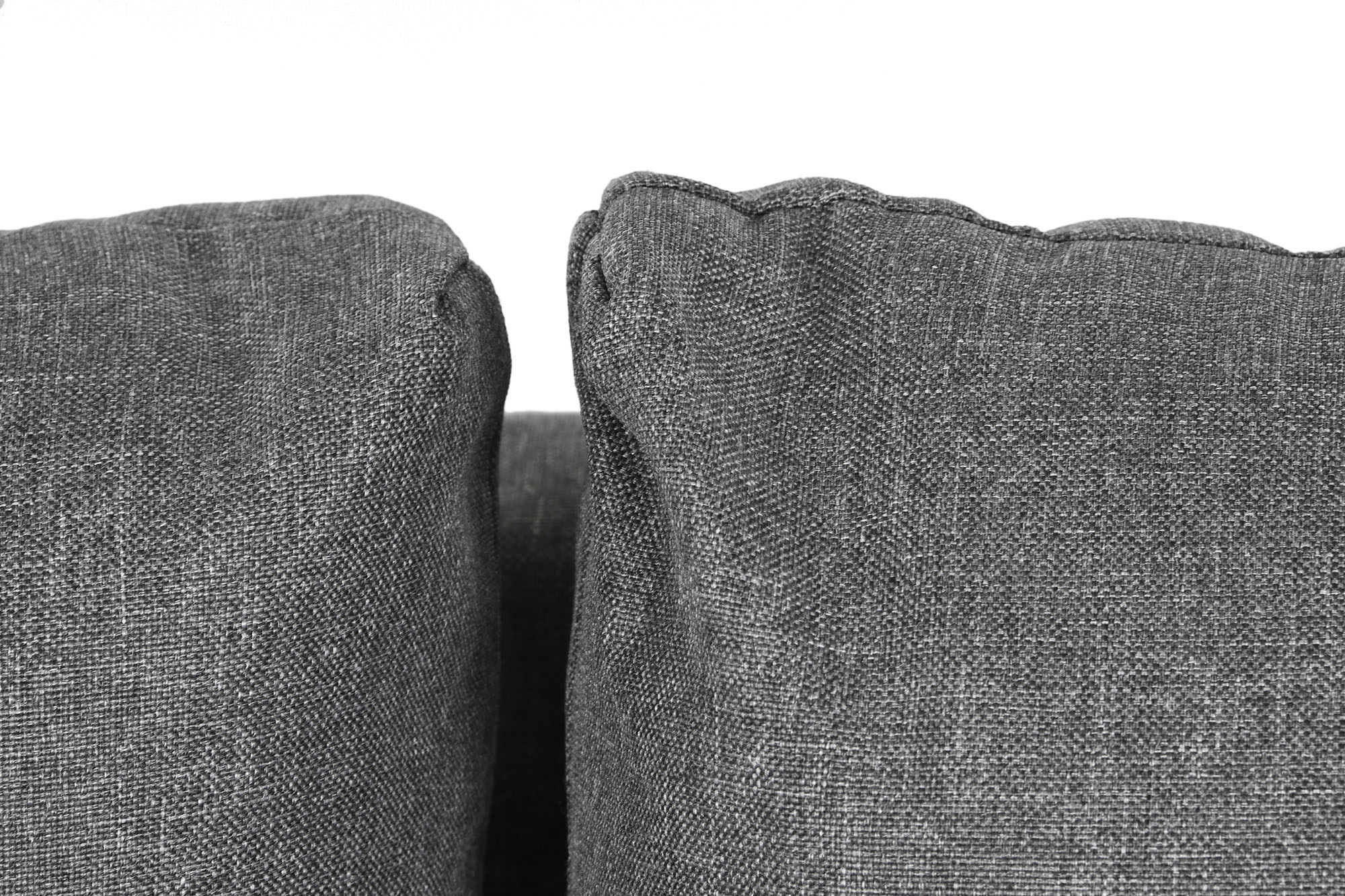 Sofa poliester metal 276x152,5x84 gris