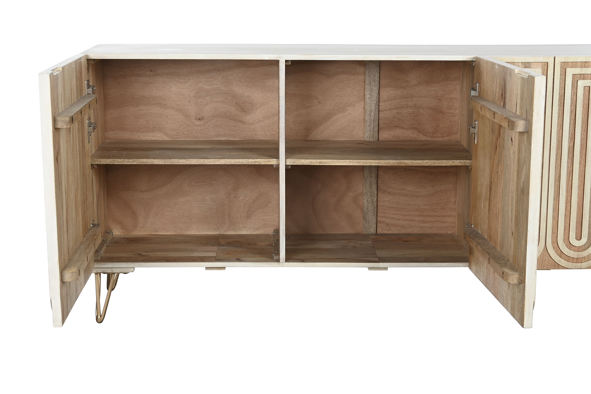 Buffet madera jamun 160x38x75 blanco