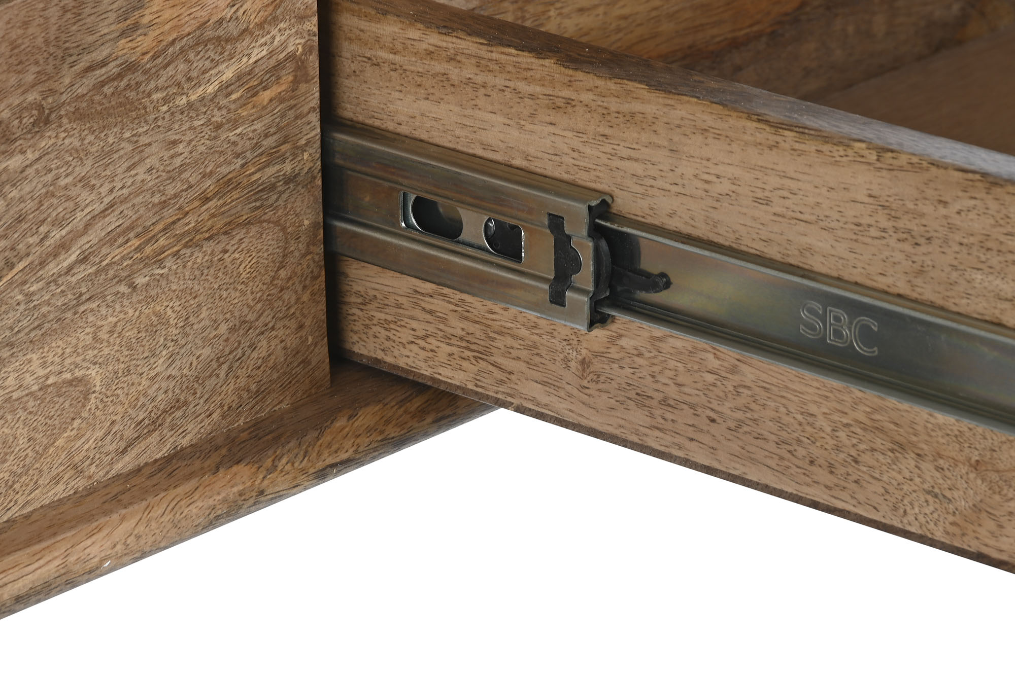 Consola mango metal 116x40x77 natural