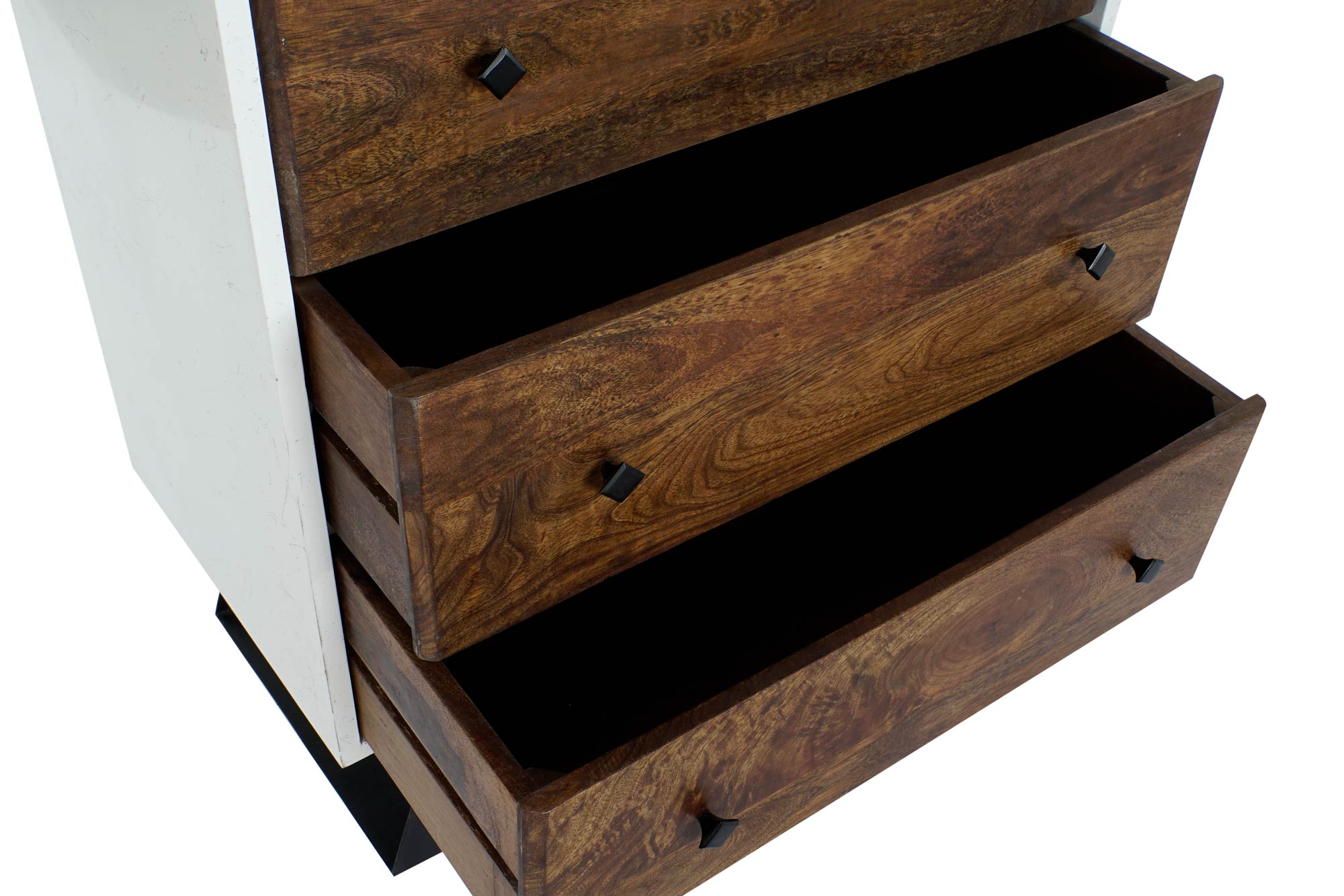 Cajonera mango metal 70x40x105 blanco