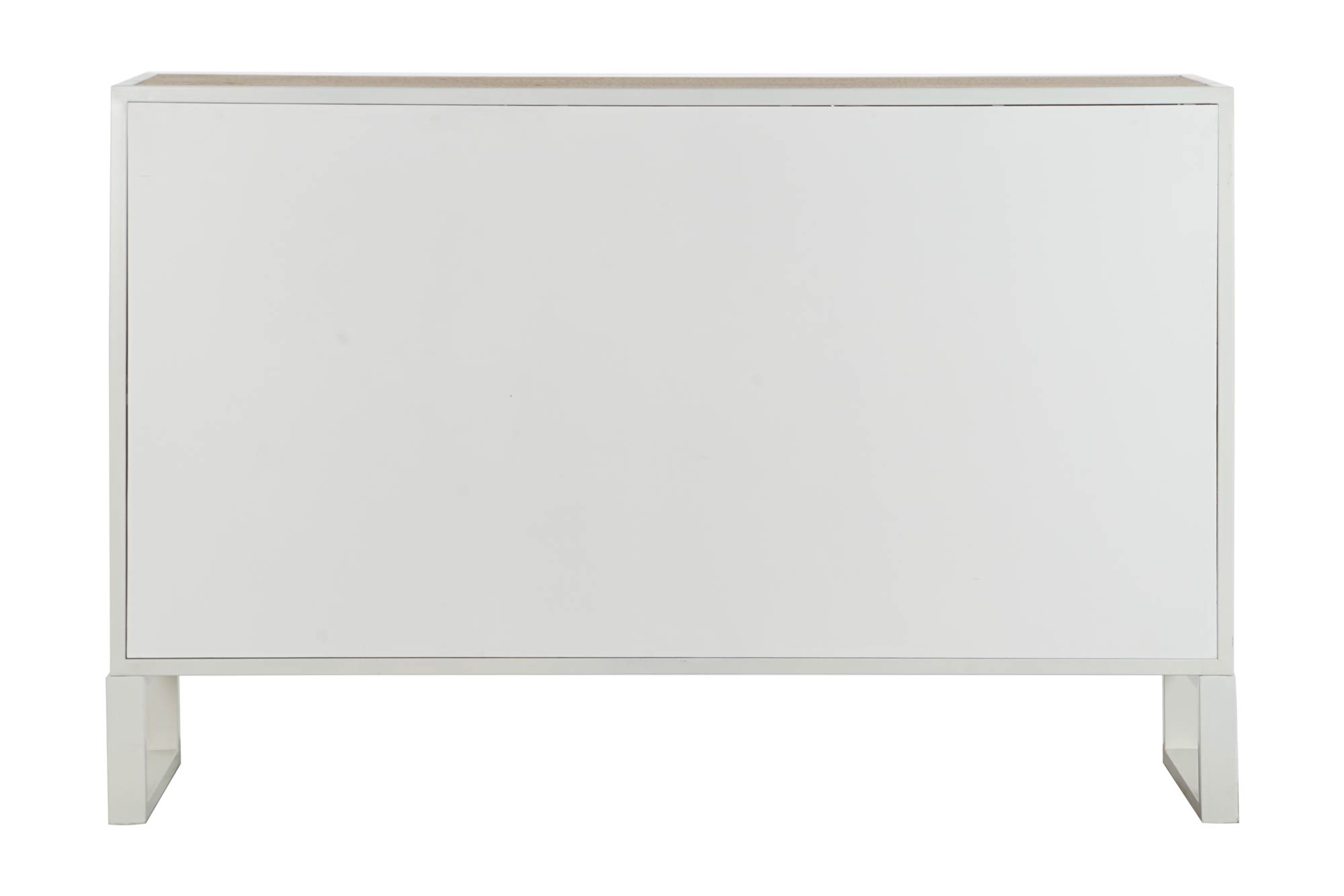 Buffet abeto metal 120x35x80 blanco