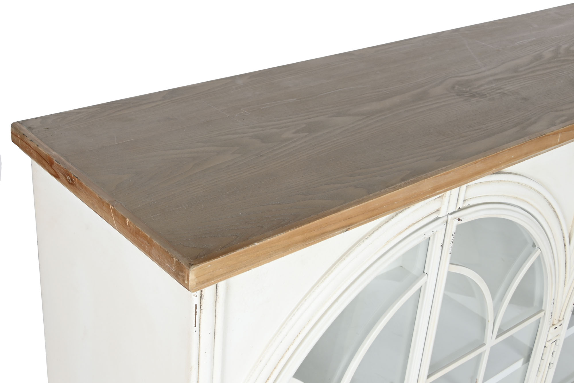 Buffet abeto cristal 150x36x104 blanco