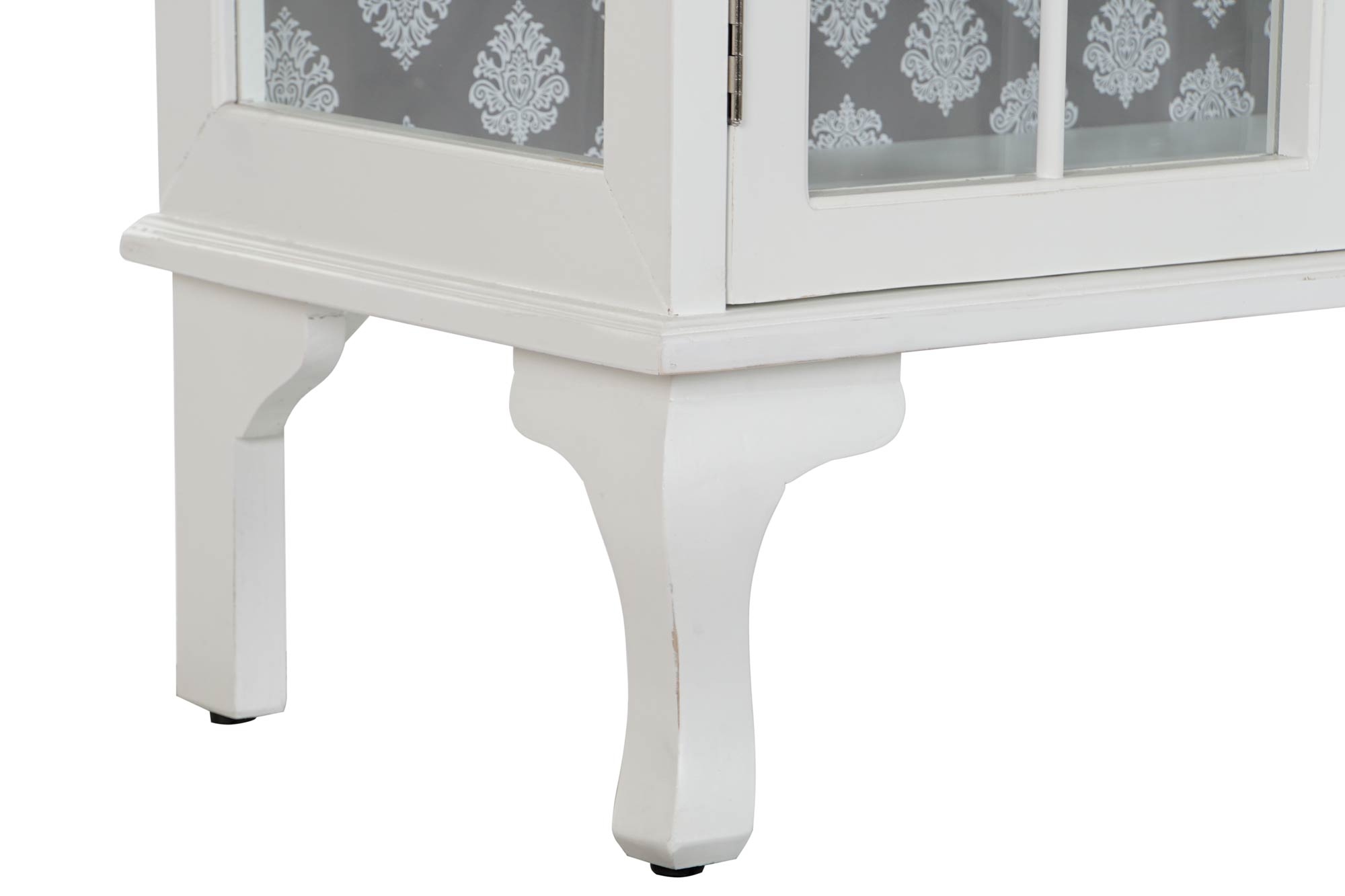 Buffet abeto cristal 142,5x40,5x101,5 blanco