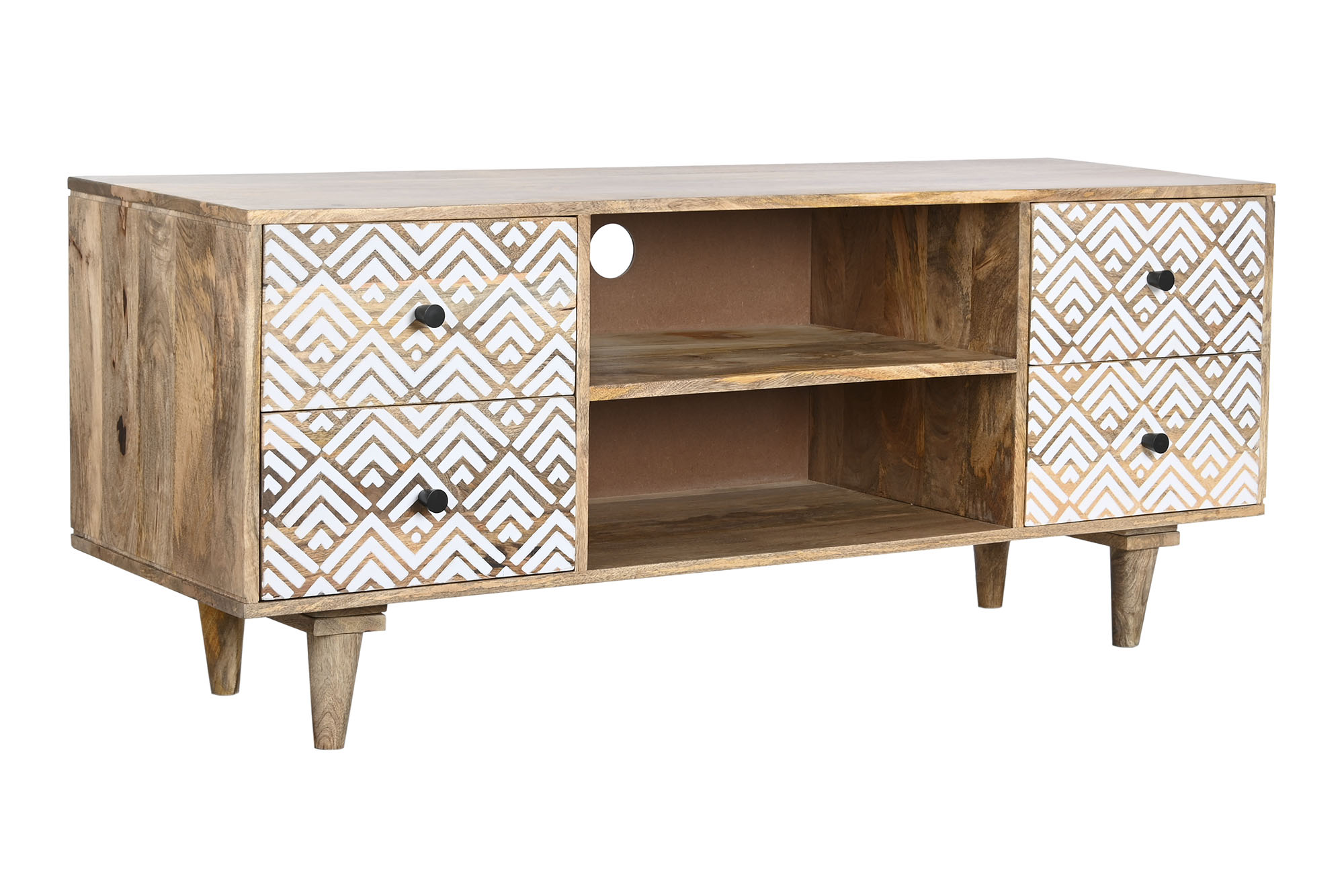 Mueble tv mango 135x40x55 natural