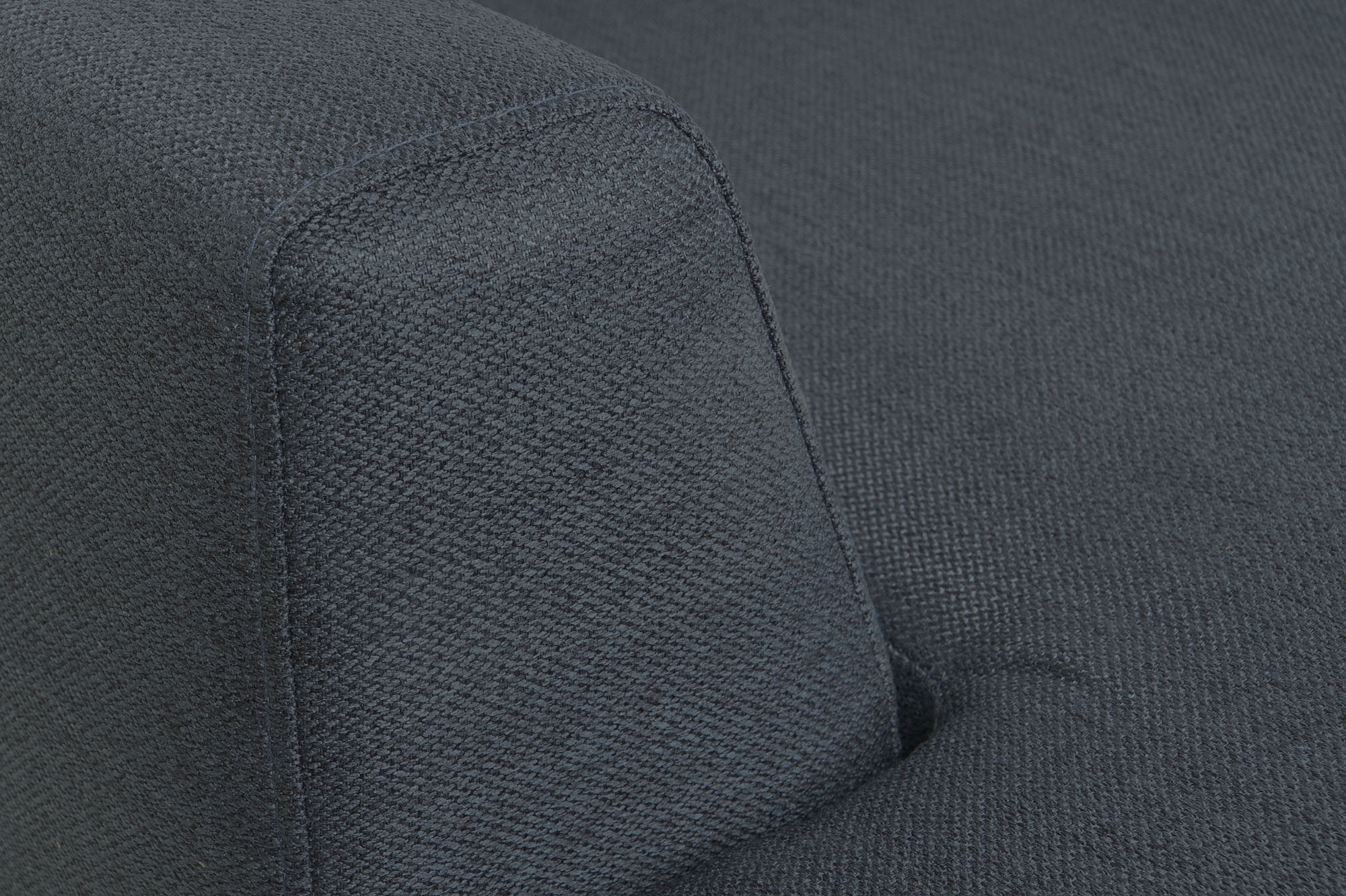 Sofa poliester metal 300x160x85 azul