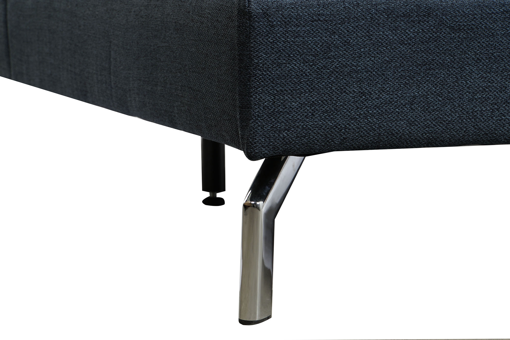 Sofa poliester metal 300x160x85 azul