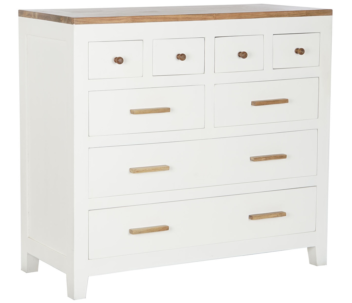 Comoda mango acacia 110x45x100 60,00 blanco