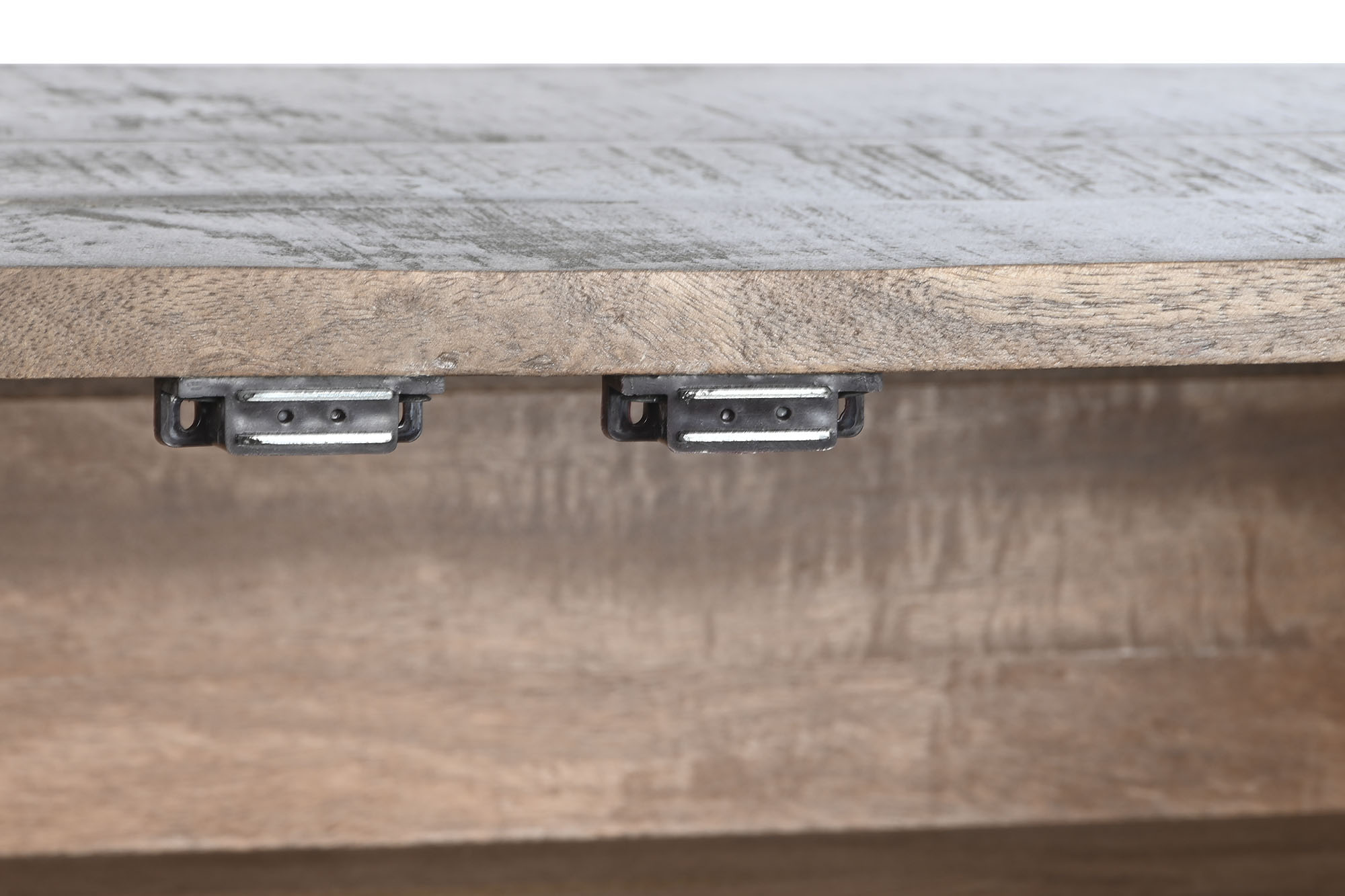 Buffet mango metal 180x40x80 circulo marron oscuro