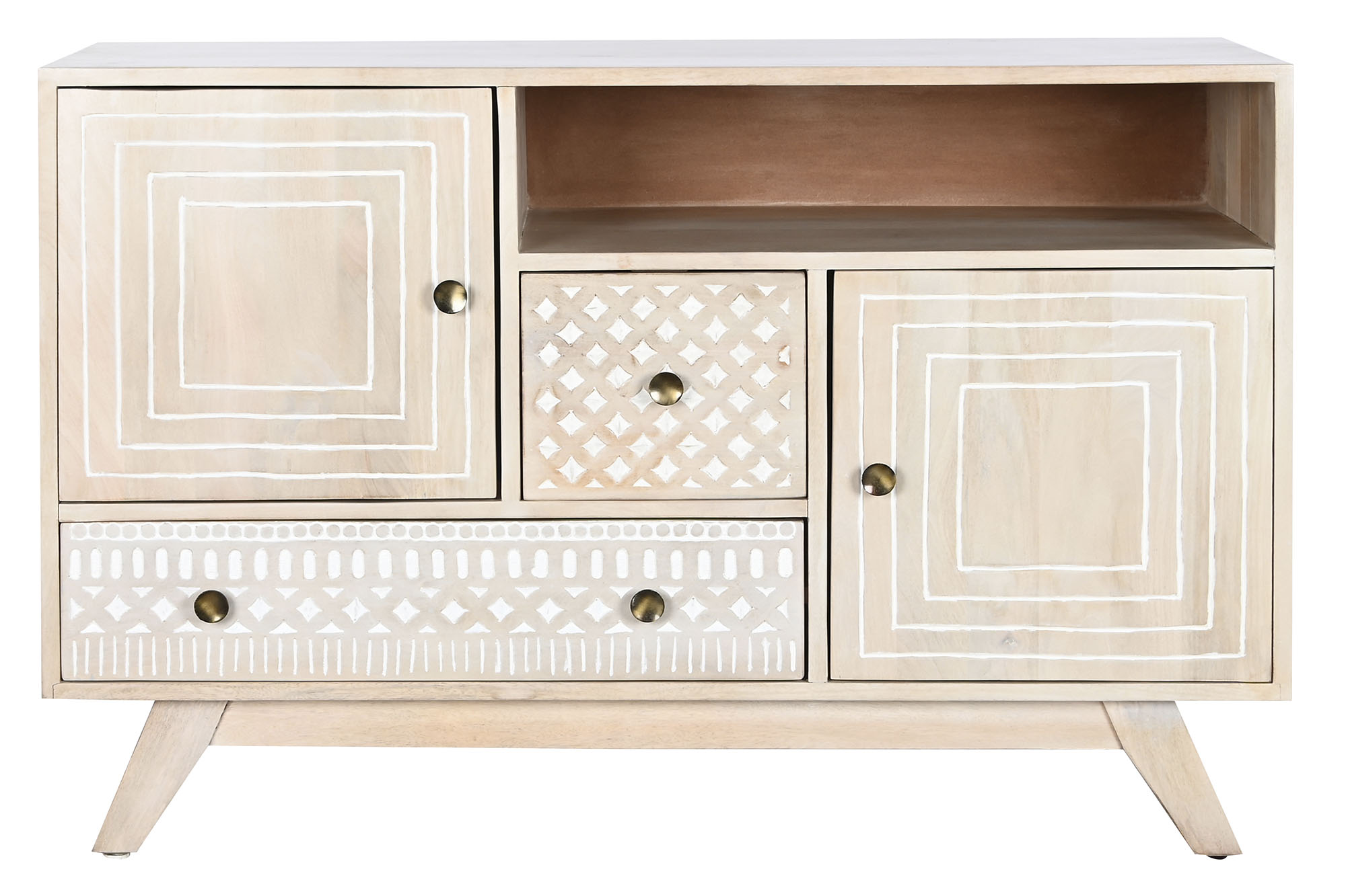 Buffet mango 115x42x75 cenefa blanco