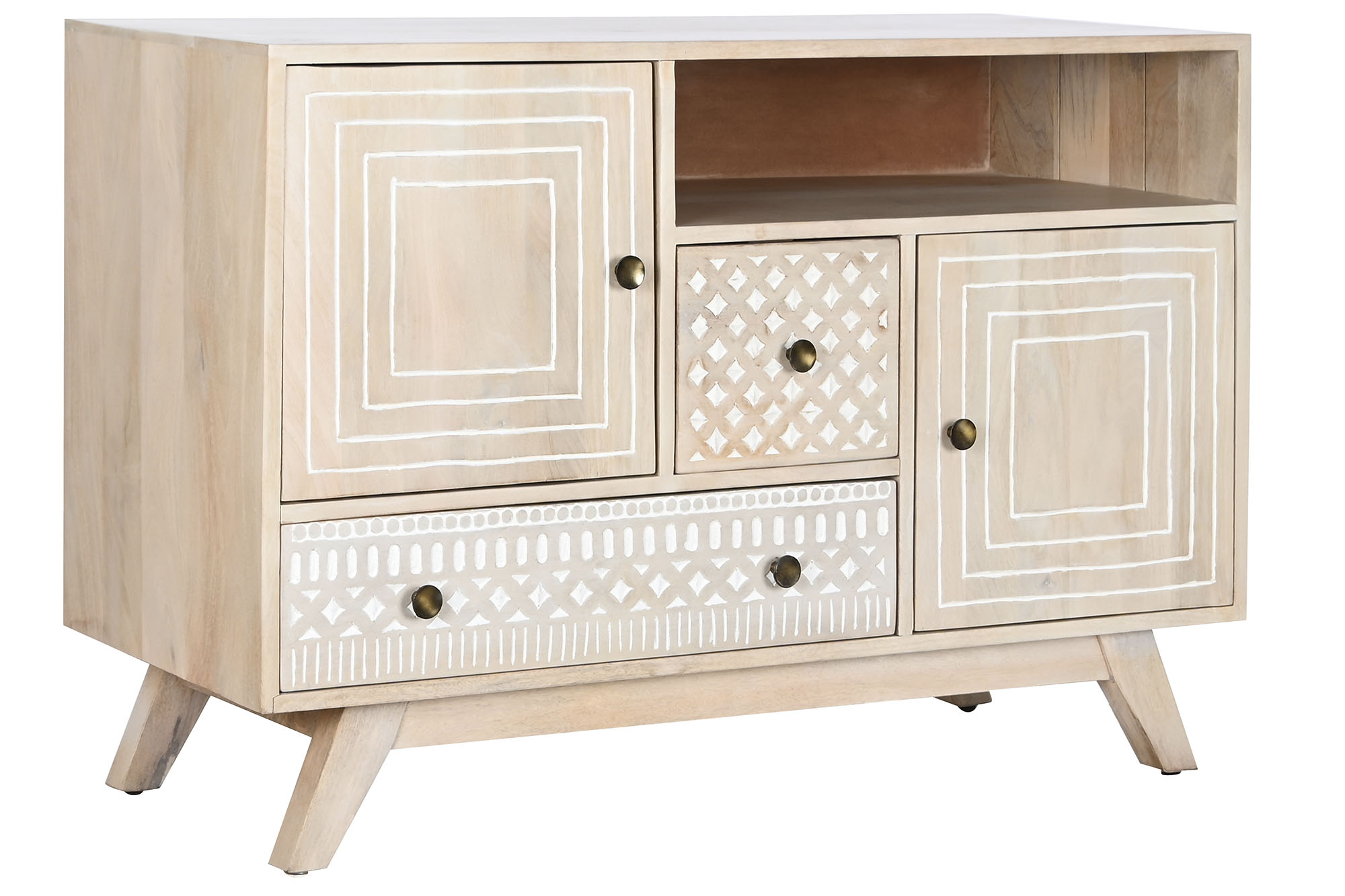 Buffet mango 115x42x75 cenefa blanco