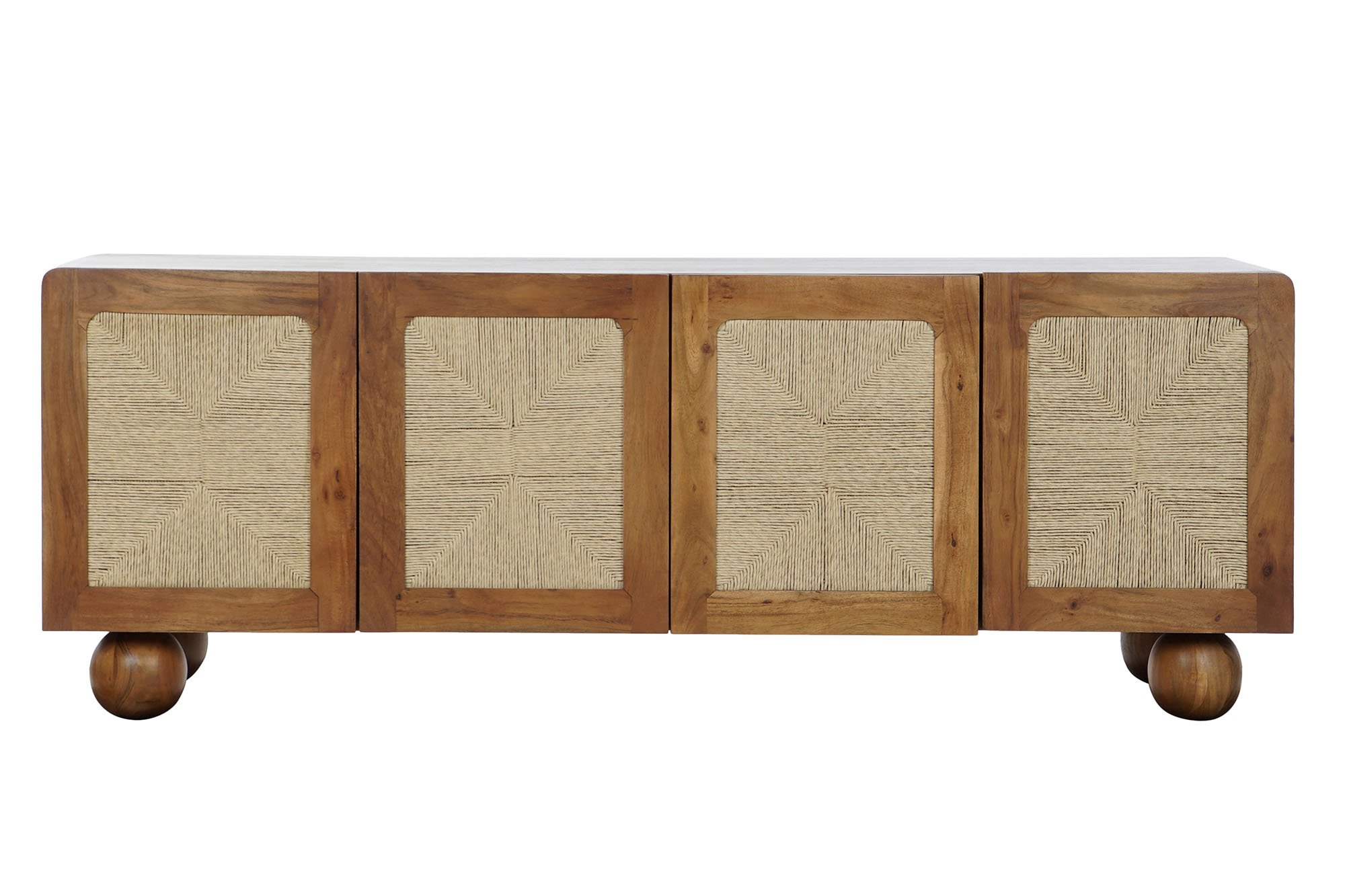 Buffet acacia ratan 165x45x60 trenzado