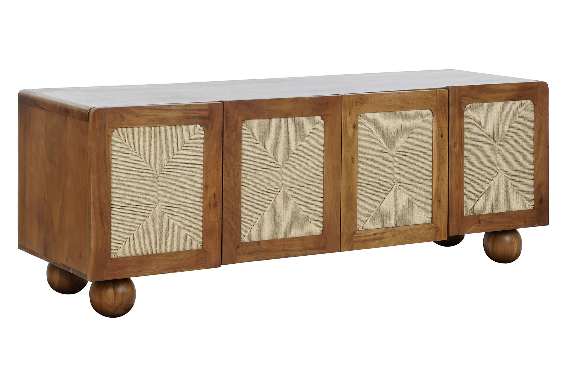 Buffet acacia ratan 165x45x60 trenzado