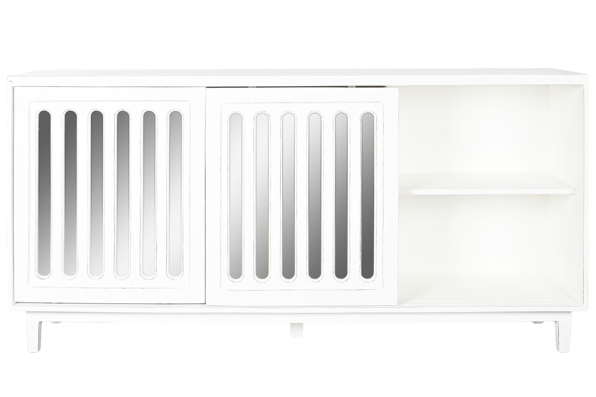 Buffet mango espejo 175x40,5x83,5 blanco