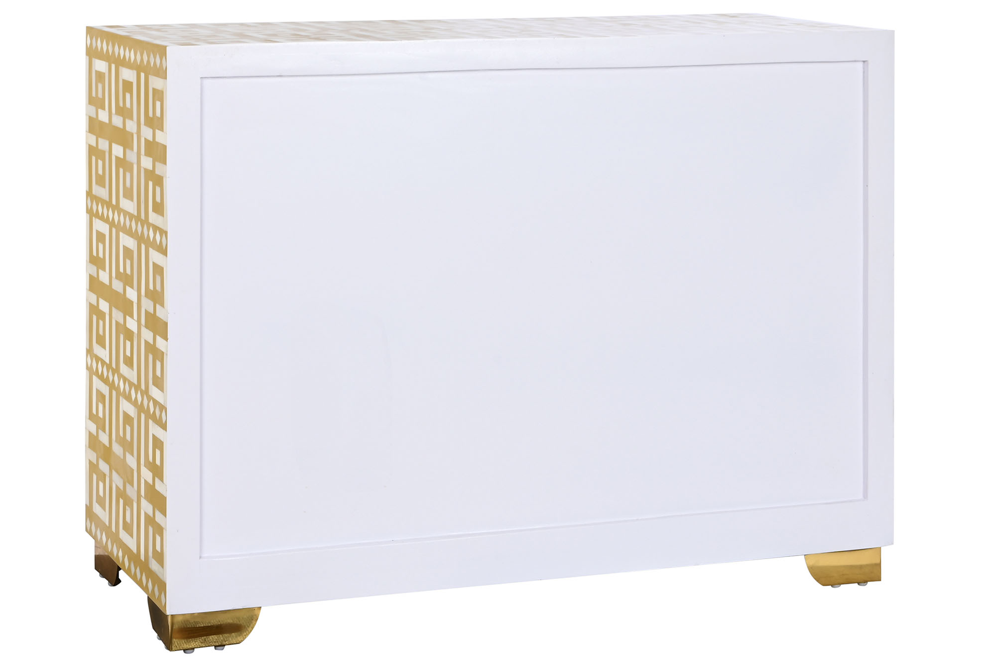 Comoda hueso 100x40x80 taracea amarillo