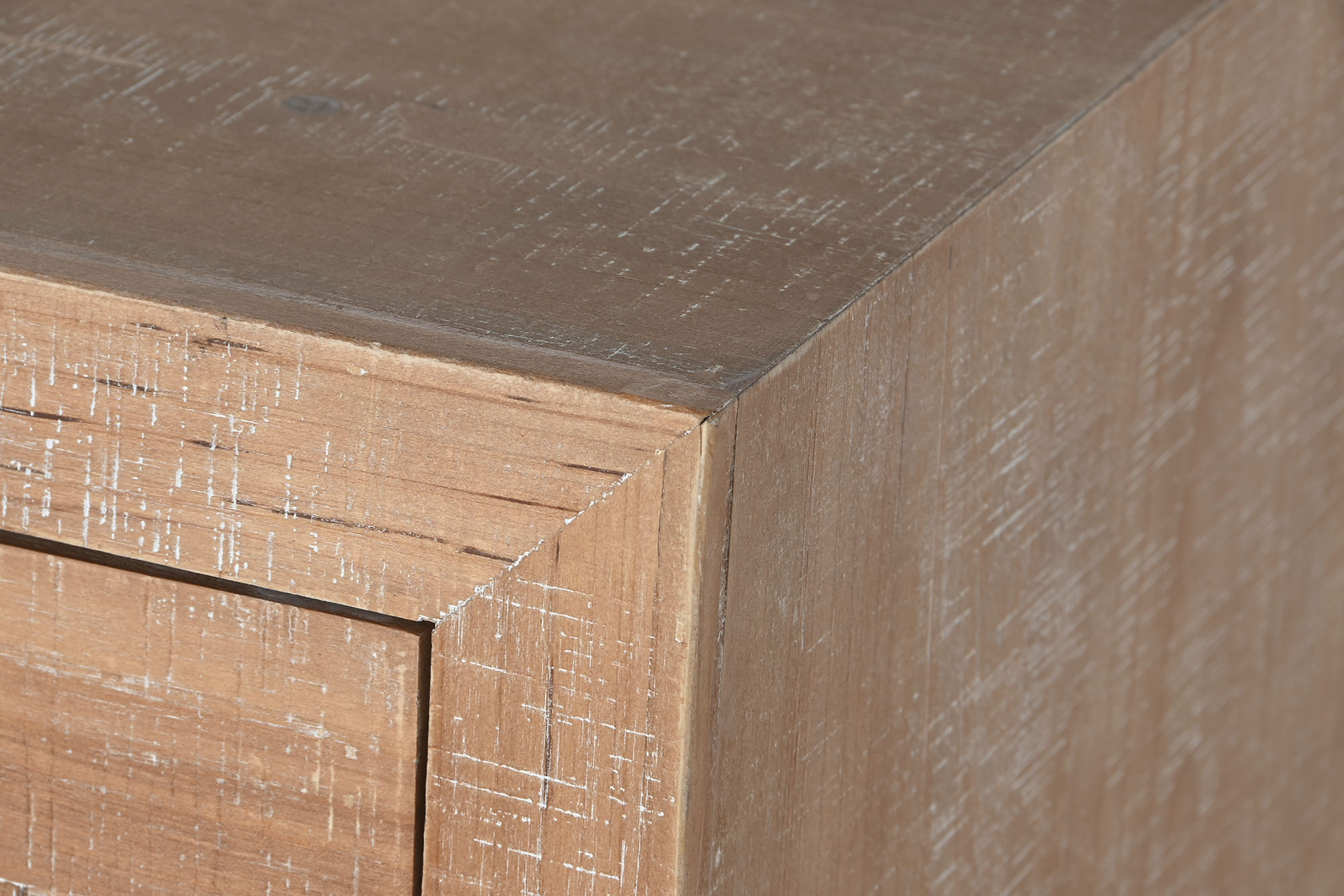 Cajonera abeto metal 110x40x92,5 16caj, natural