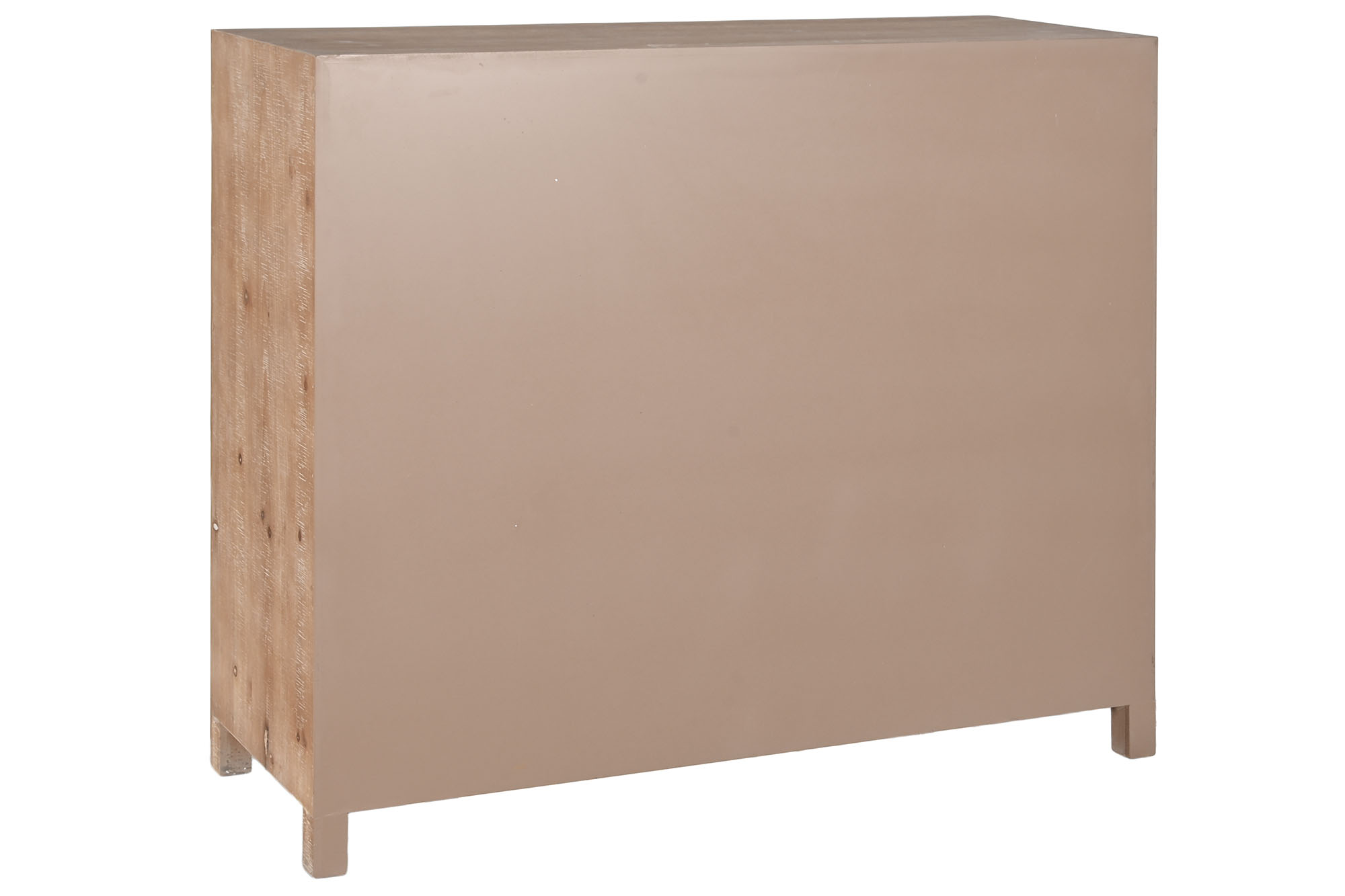 Cajonera abeto metal 110x40x92,5 16caj, natural