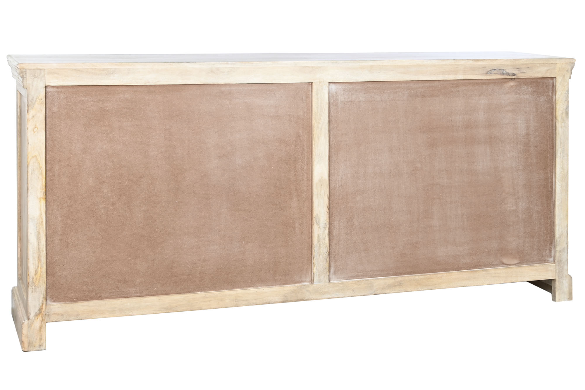 Buffet madera maciza mango 200x45x90 decape blanco