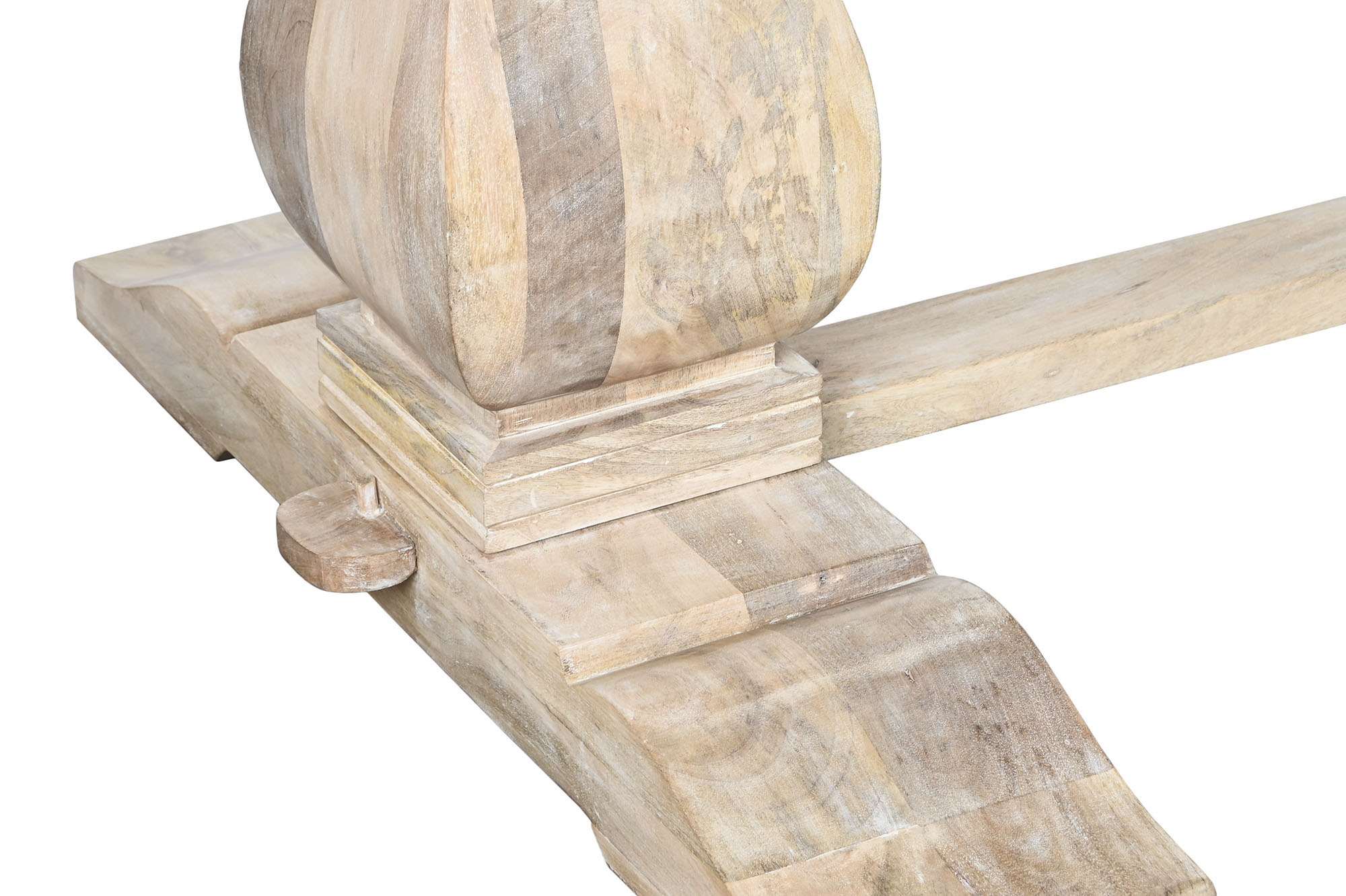 Mesa comedor madera maciza mango 215x100x76 decape