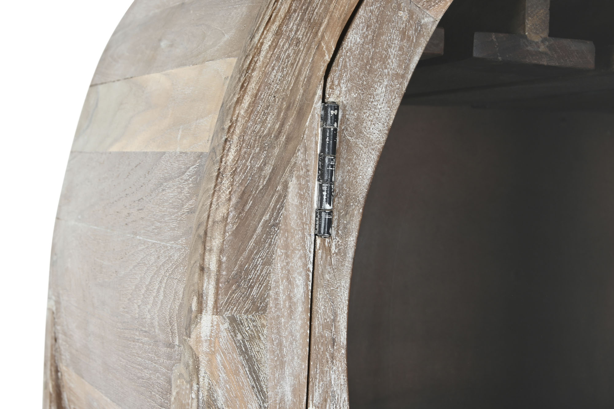 Mueble bar madera reciclada teca 75x40x182 natural