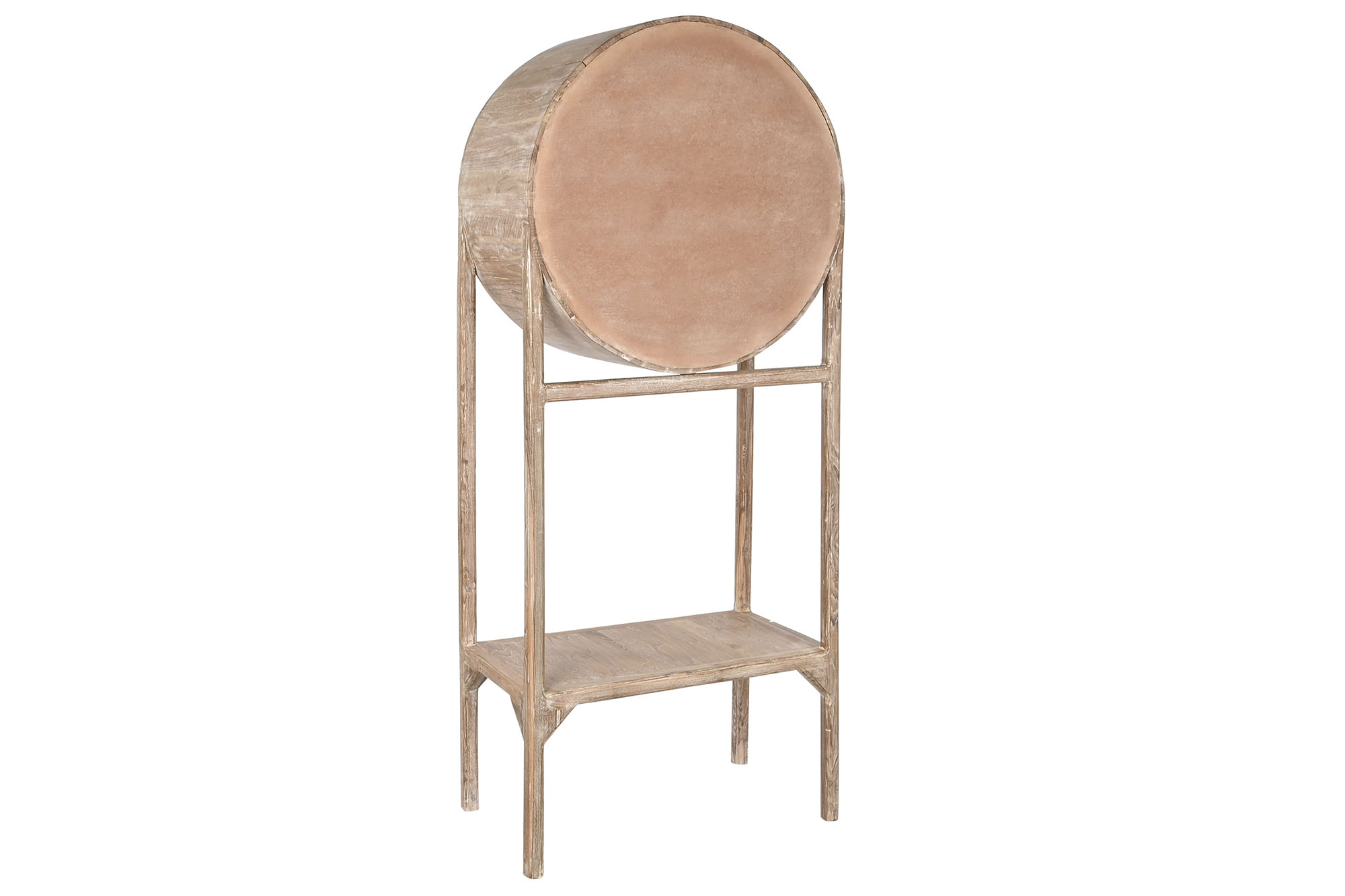 Mueble bar madera reciclada teca 75x40x182 natural
